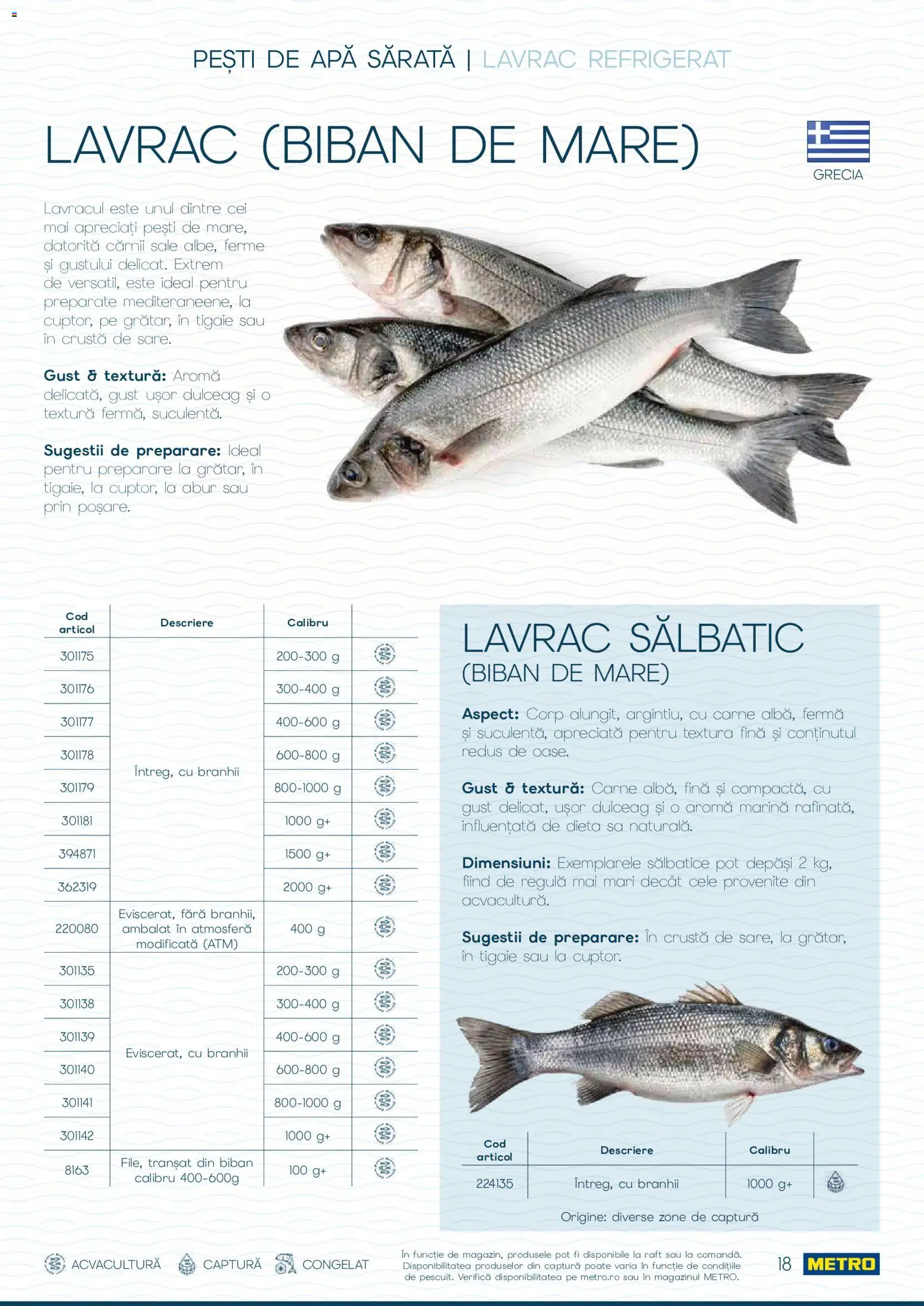 Noul catalog Metro – valabil de la 01.10.2026 | Pagină: 18 | Produse: Tigaie, Raft, Biban, Apă