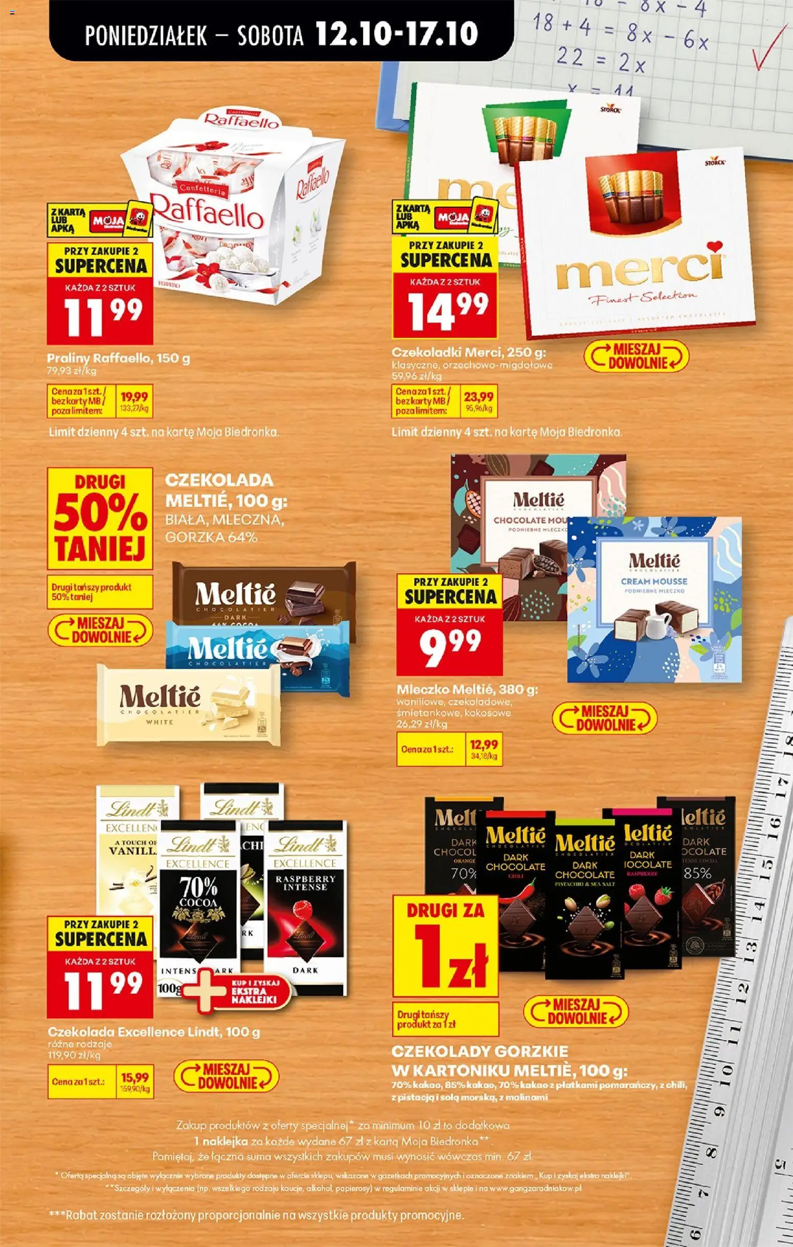 Biedronka Polsko leták - Codziennie niskie ceny od 12.10.2026 | Strana: 13 | Produkty: Raffaello, Finest, Merci, Kakao