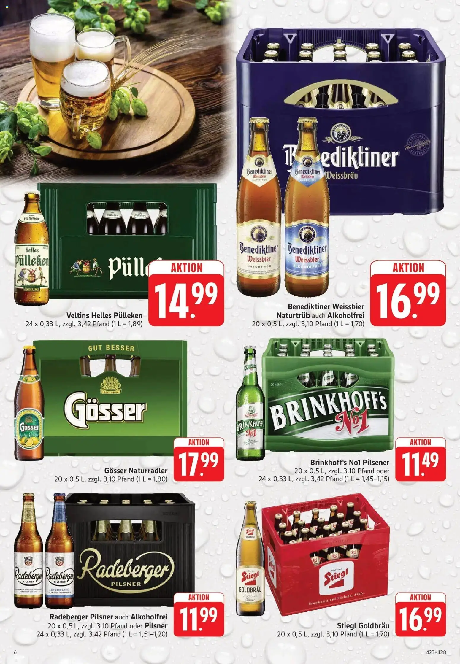 Trinkgut Prospekt Bad Kreuznach	 – gültig ab 04.05.2026 | Seite: 6 | Produkte: Helles pulleken, Weißbier, Radeberger pilsner, Veltins