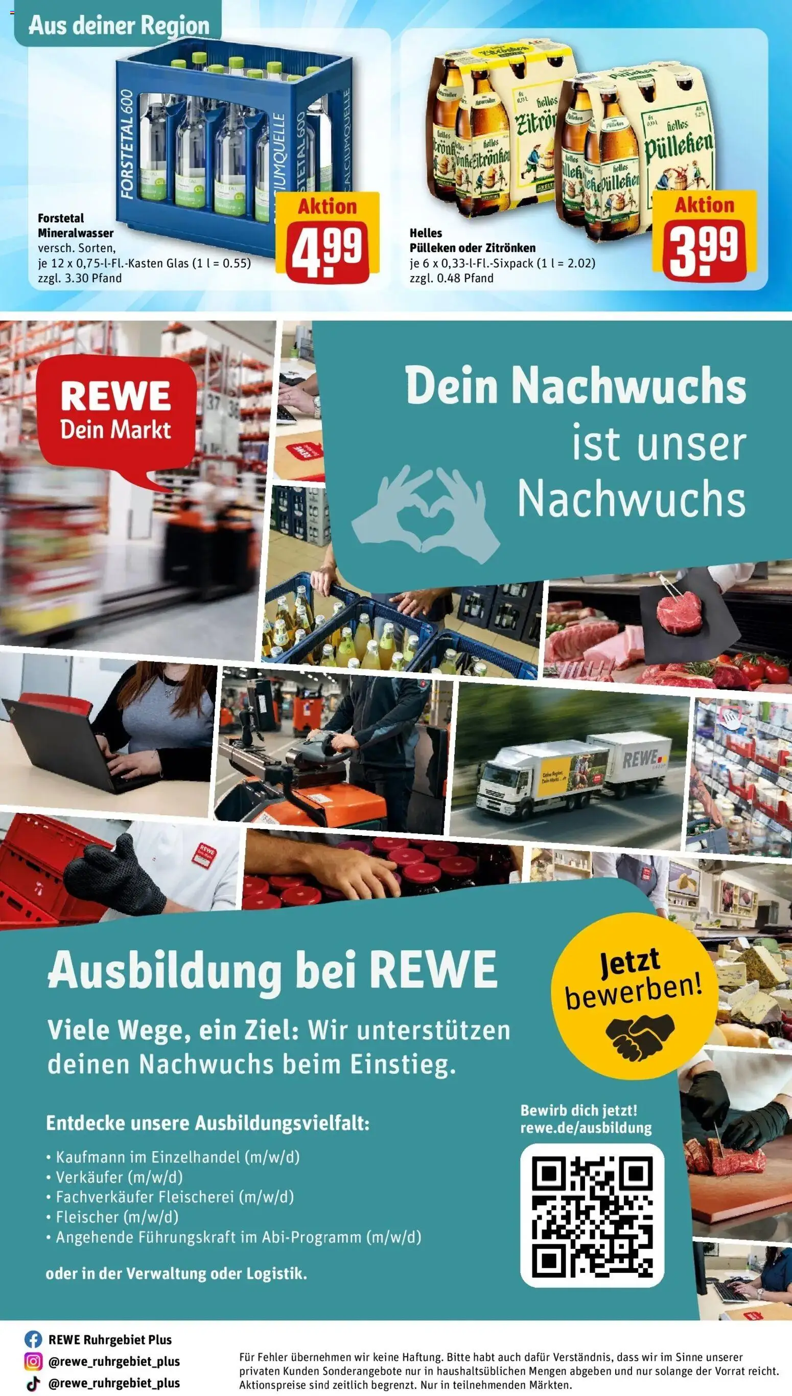 REWE Prospekt ab 24.08.2026 zum Blättern » Angebote | Seite: 26 | Produkte: Mineralwasser