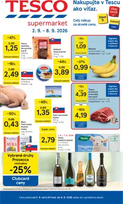 Tesco leták platný od 02.09.2026