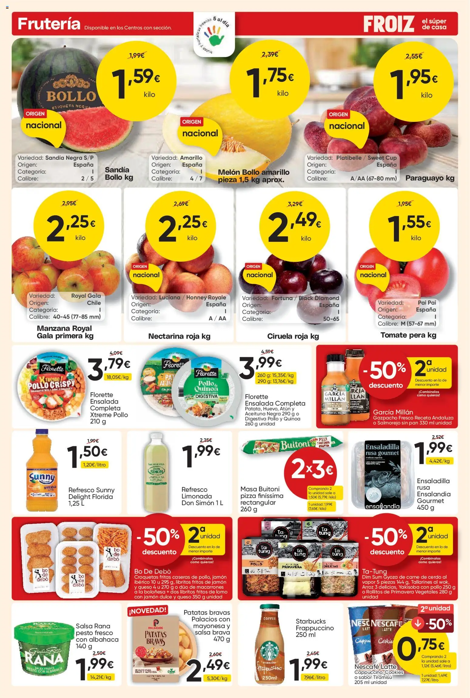 Froiz folleto │ válido desde el 23/07/2026 | Página: 2