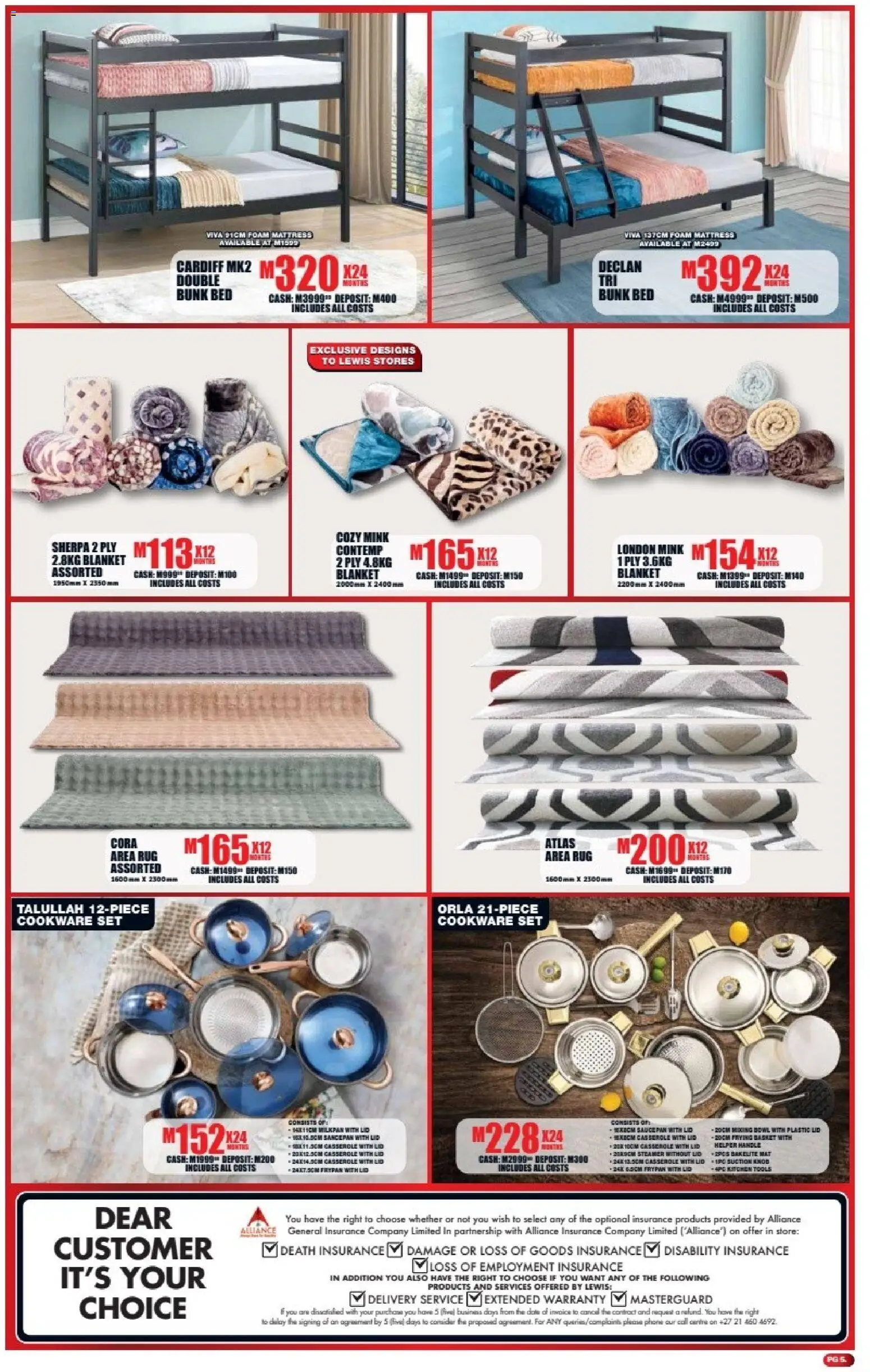 New Lewis Stores catalogue – valid from 06/07/2026 | Page: 5 | Products: Mattress, Cookware, Foam, Sauce