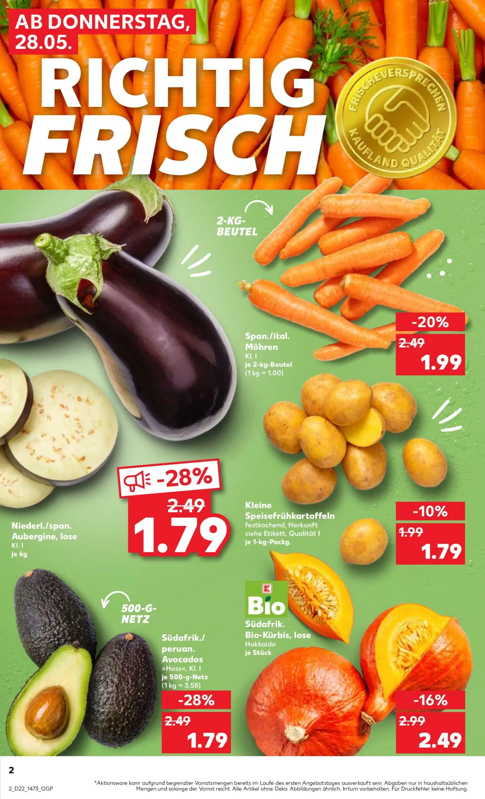 Kaufland Prospekt Potsdam – gültig ab 28.05.2026 | Seite: 2 | Produkte: Mohren