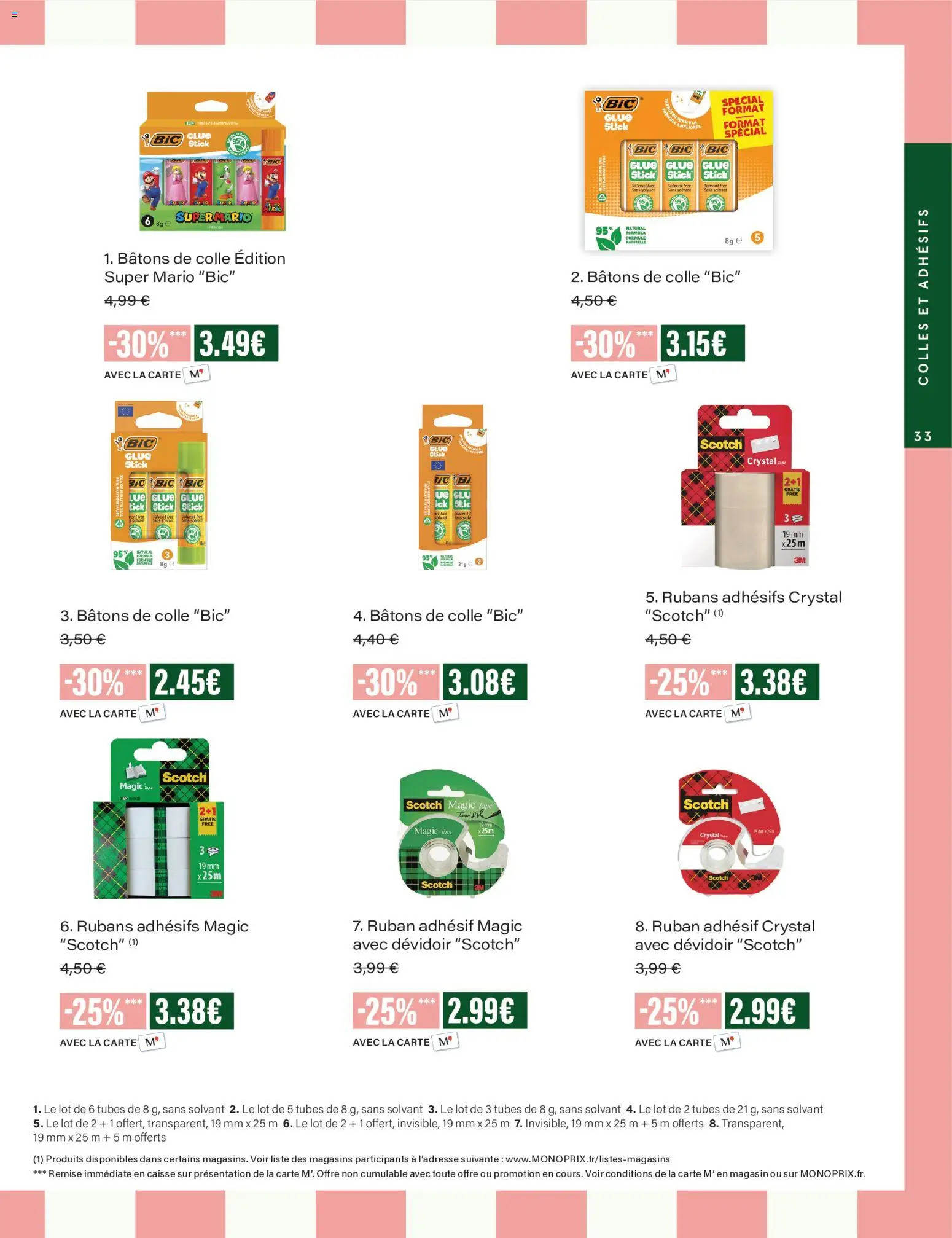 {H1} | Page: 33 | Produits: Solvant, Colle