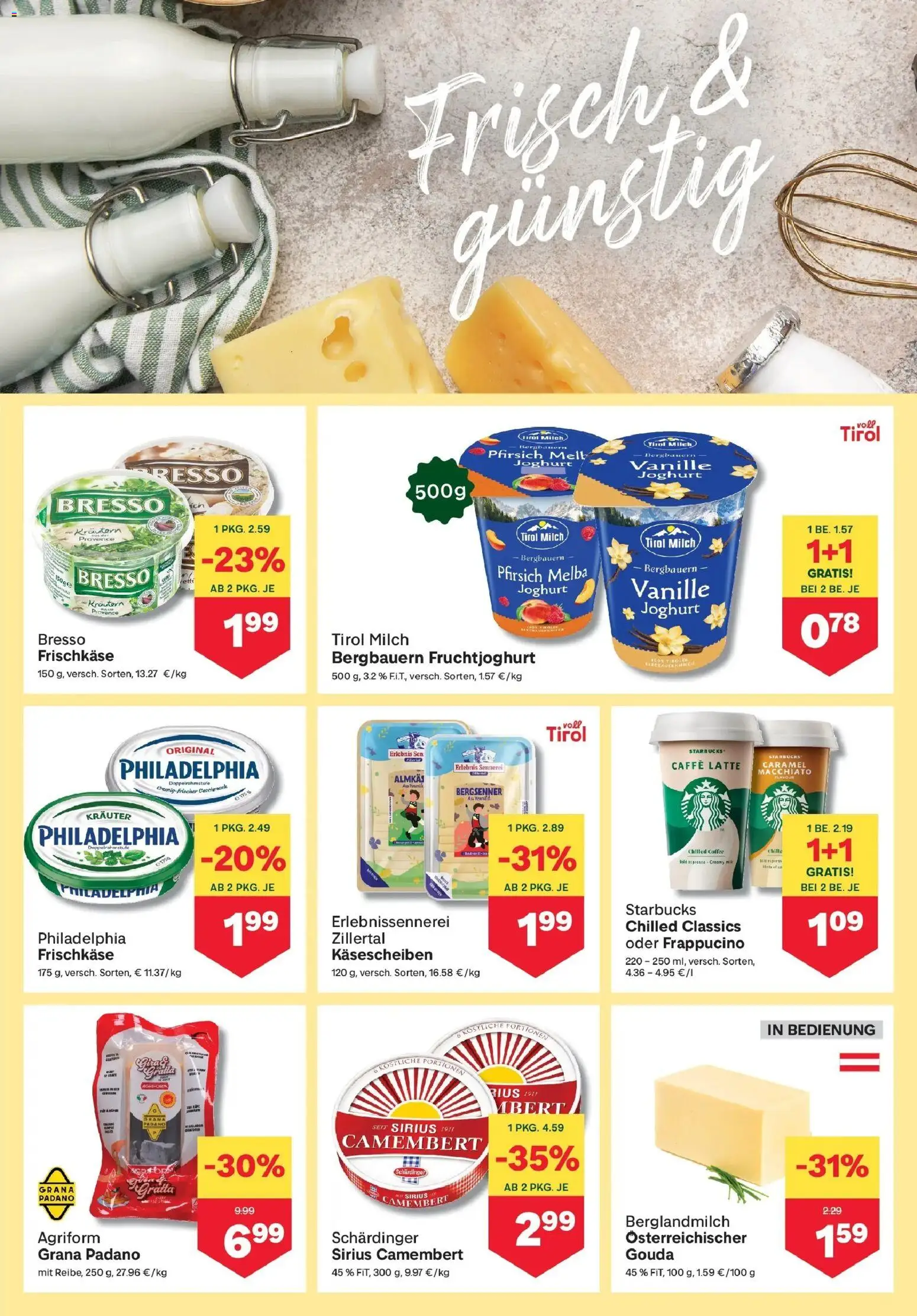 MPREIS St.Gallenkirch von 01.10.2026 - Aktuelle Angebote | Seite: 5 | Produkte: Pfirsich, Vanille, Milch, Joghurt