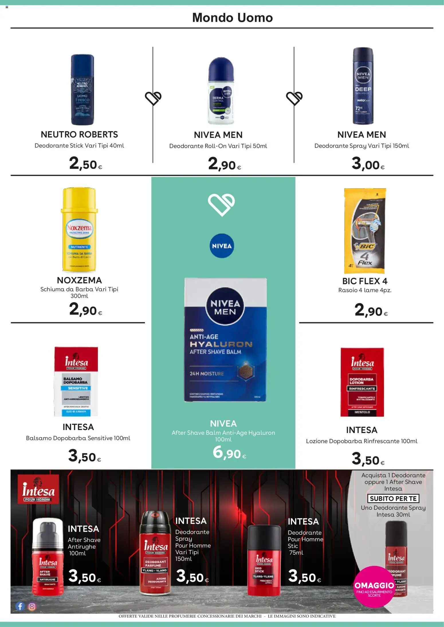 Volantino Idea bellezza del 29.05.2026 | Pagina: 20 | Prodotti: Balsamo, Schiuma da barba, Dopobarba, Deodorante