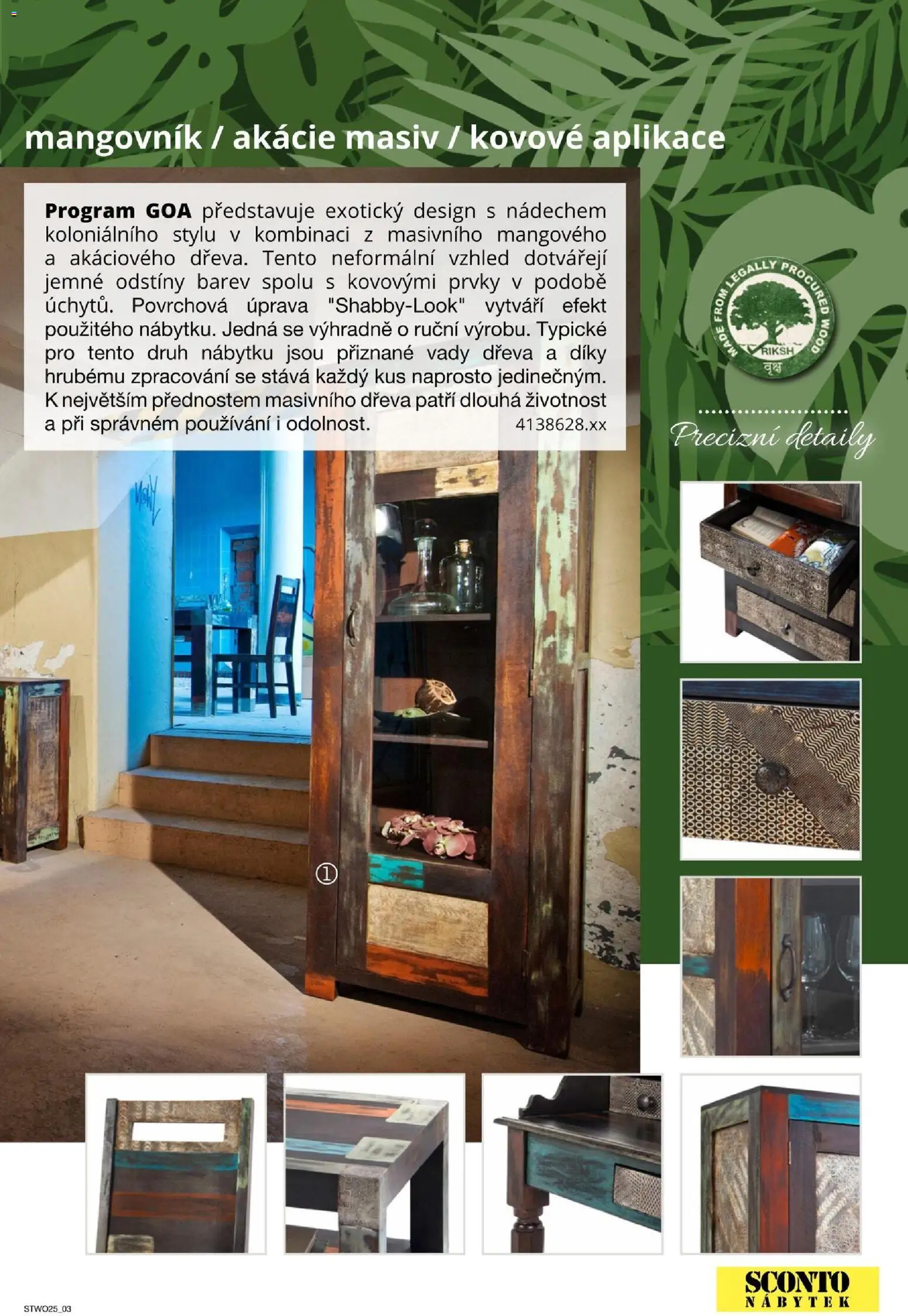 Sconto nábytek katalog - Nábytek z masivu od 01.01.2026 | Strana: 3 | Produkty: Nábytek