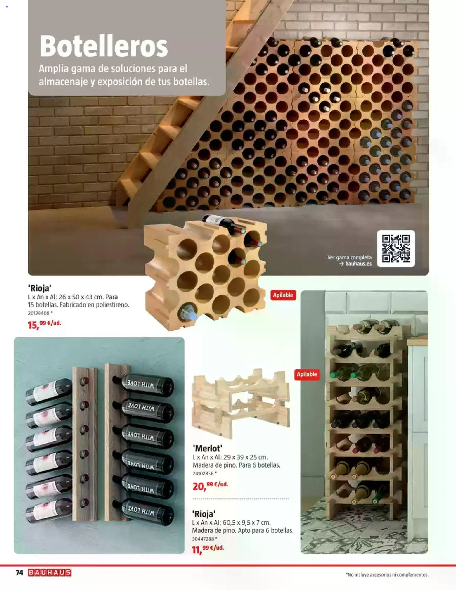 Bauhaus Ordenación │ válido desde el 18/08/2026 | Página: 74 | Productos: Almacenaje