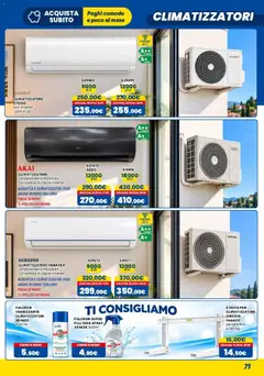 Anteprima del volantino Orizzonte volantino Elettro valido a partire dal 01/11/2026 | Pagina: 71 | Prodotti: Climatizzatore, Condizionatore, Samsung