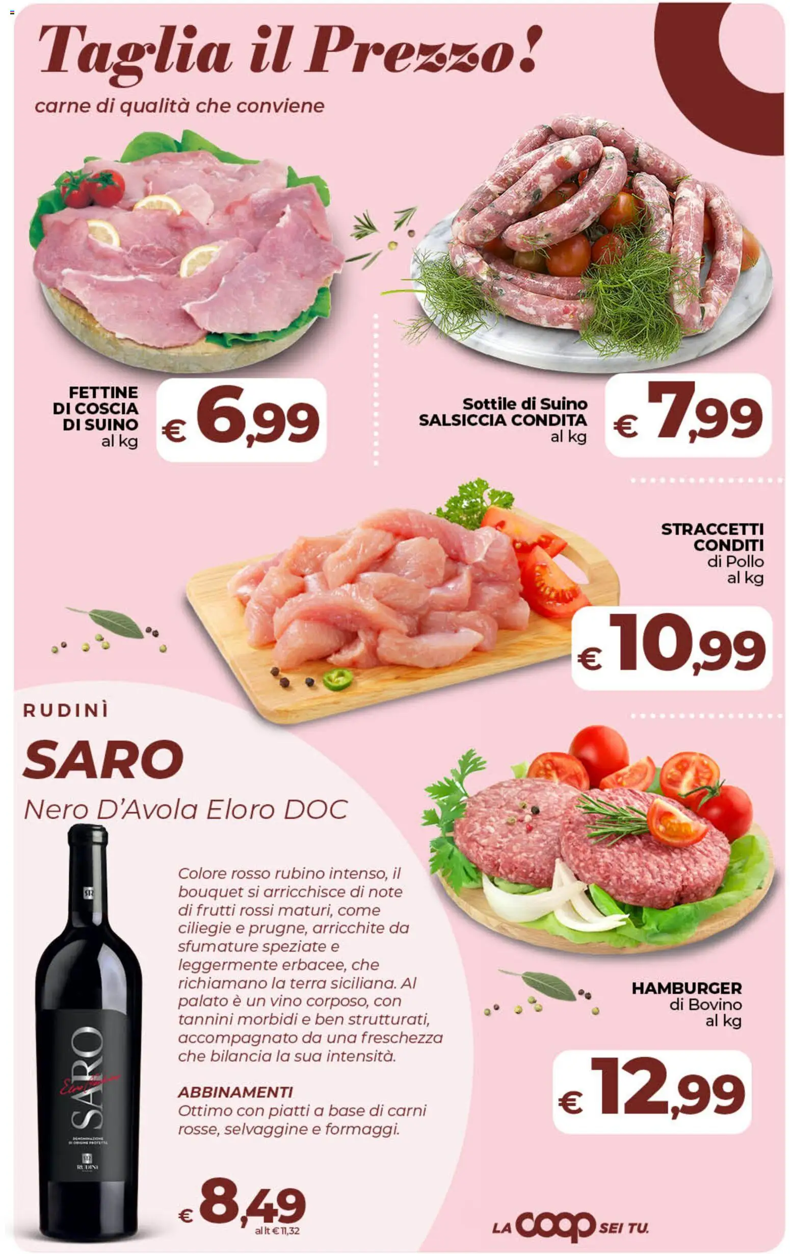 Volantino Ipercoop del 18.06.2026 | Pagina: 26 | Prodotti: Pollo, Salsiccia, Vino, Bilancia