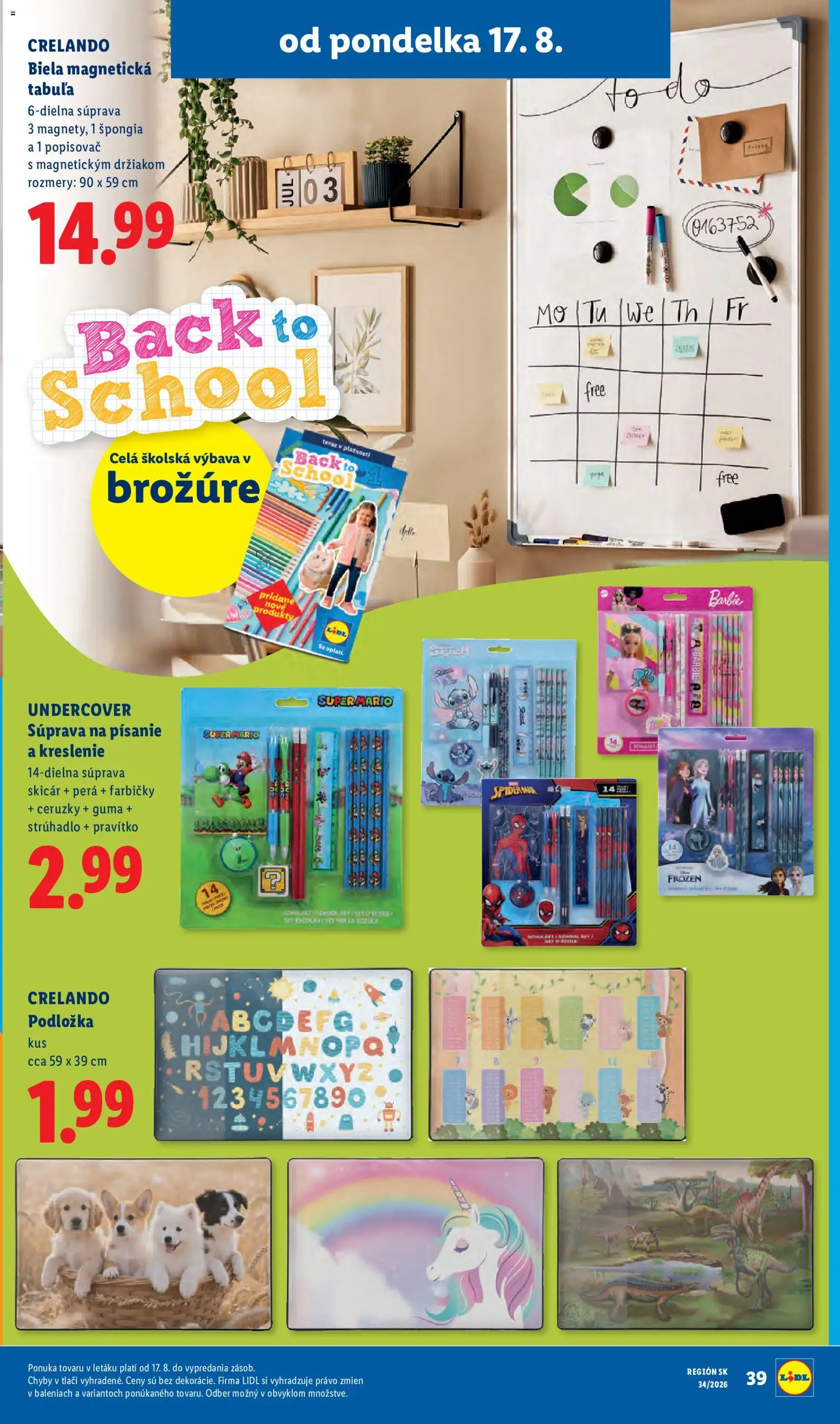 Nové Lidl akcie – leták je platný od 17.08.2026 | Strana: 55 | Produkty: Strúhadlo