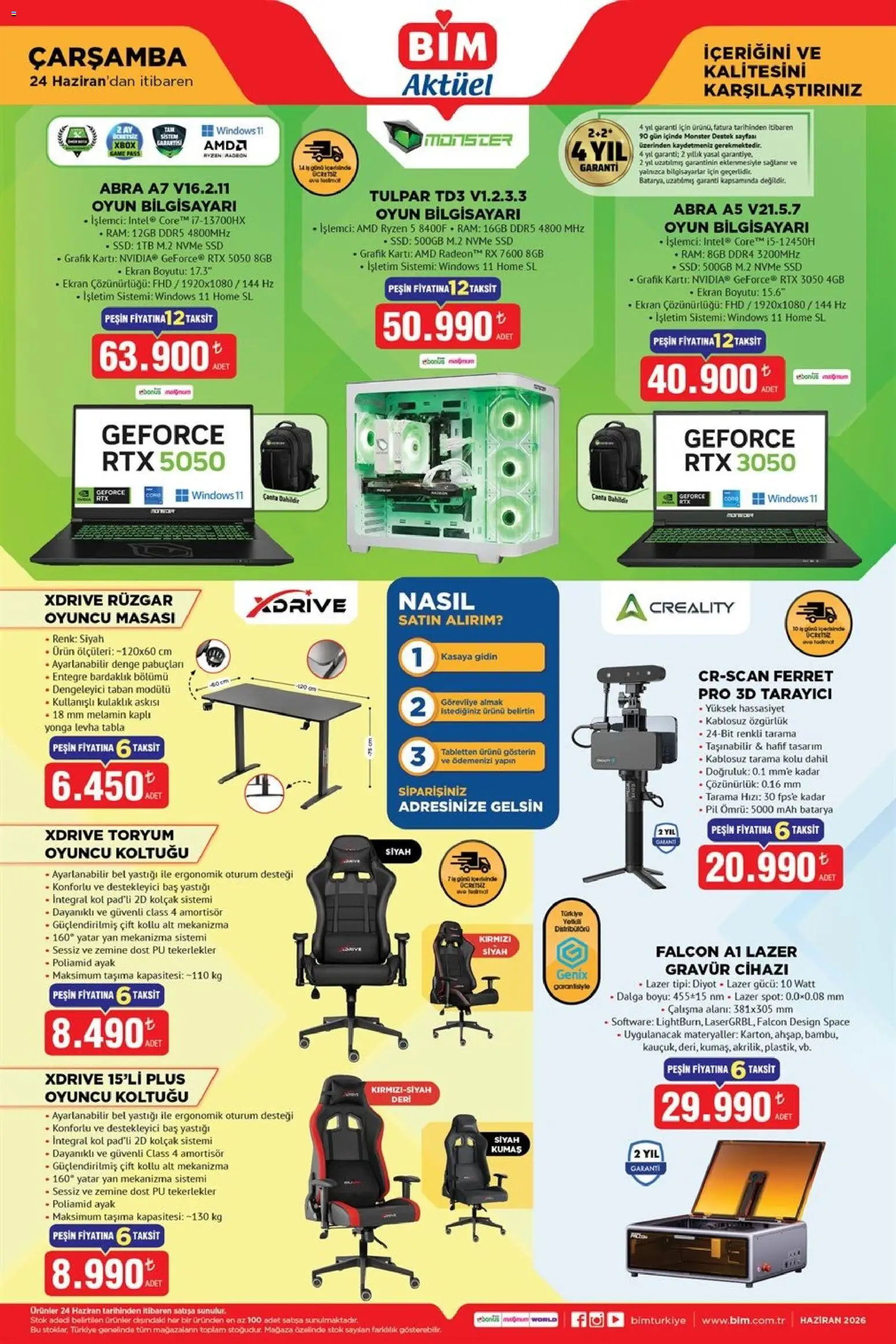 🛍️ BİM - Katalog Çarşamba, 24 Haziran 2026 itibariyle » Özel fırsatları keşfedin ve bugün tasarruf edin! 💰
