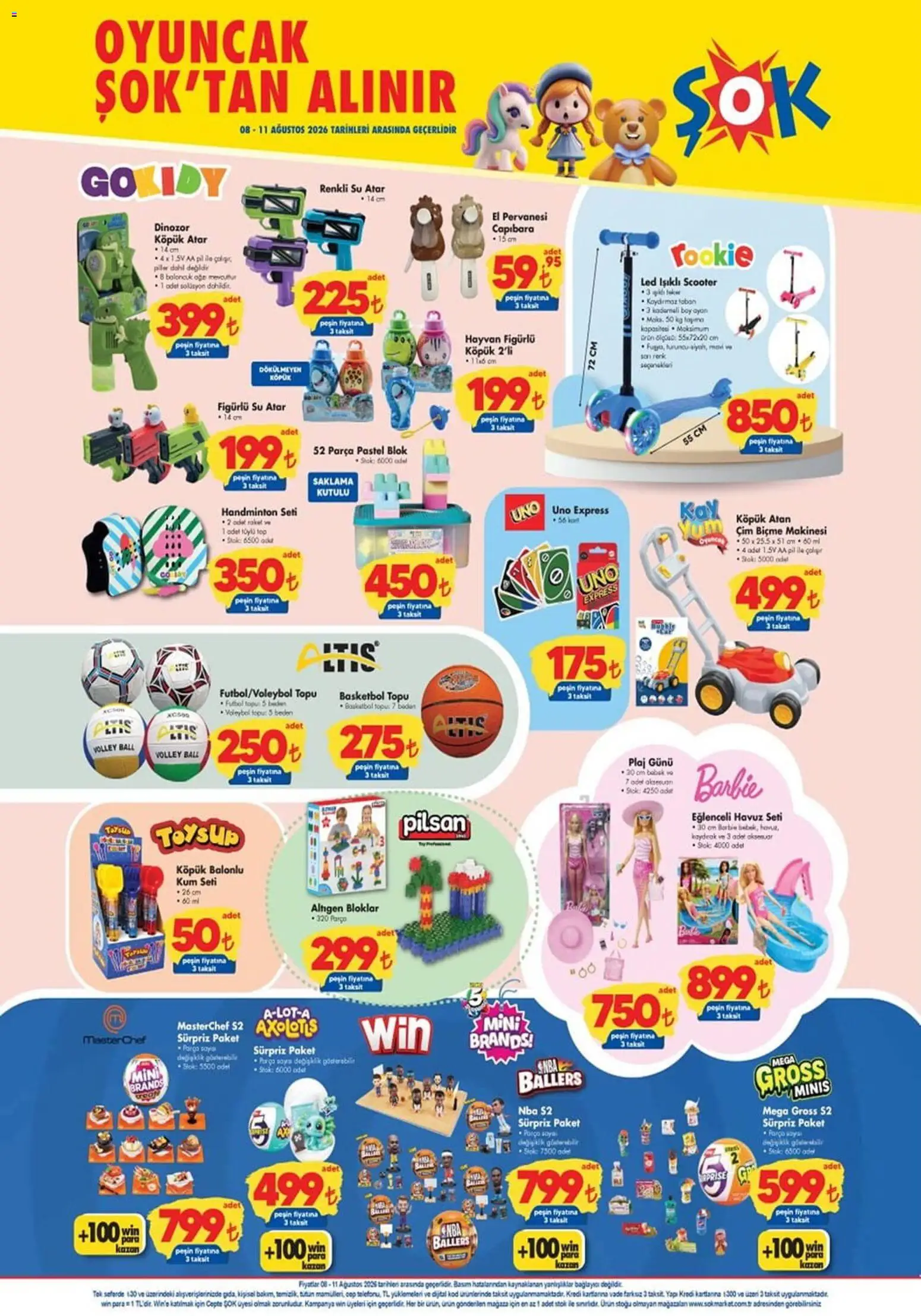 Şok Market - Hafta sonu fırsatları - 08 Ağustos 2026 tarihinden itibaren geçerlidir | Sayfa: 2 | Ürünler: Biçme makinesi, Pil, Su, Bağlayıcı
