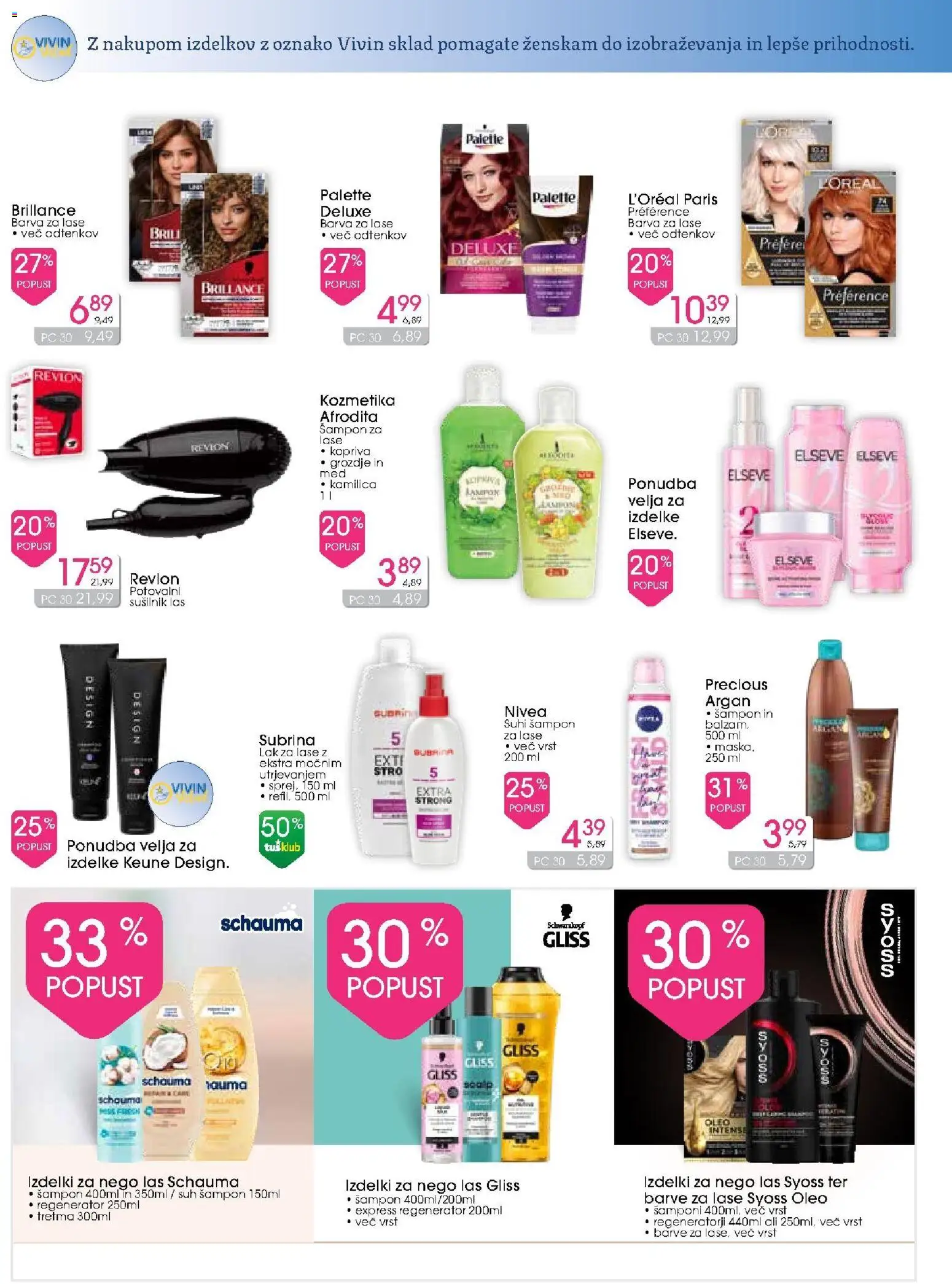 Novi Tuš drogerija katalog ponudbe – veljaven od 10.06.2026 | Stran: 8 | Izdelki: Grozdje, Lak za lase, Lak, Barva