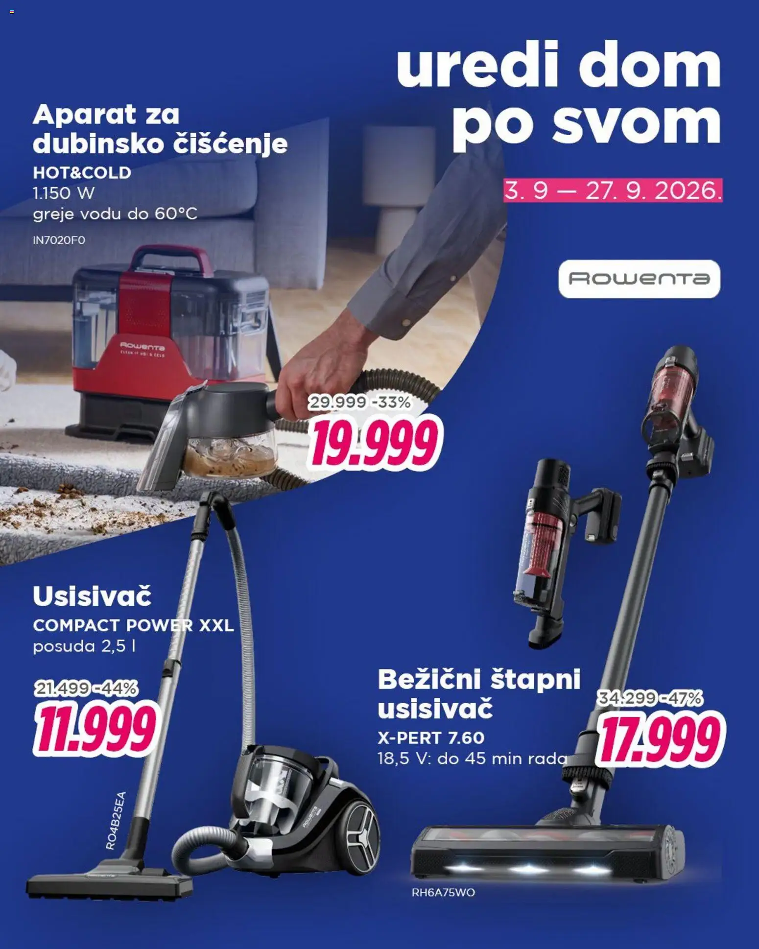 Okov katalog - važi od 03.09.2026 | Strana: 9 | Proizvode: Usisivač