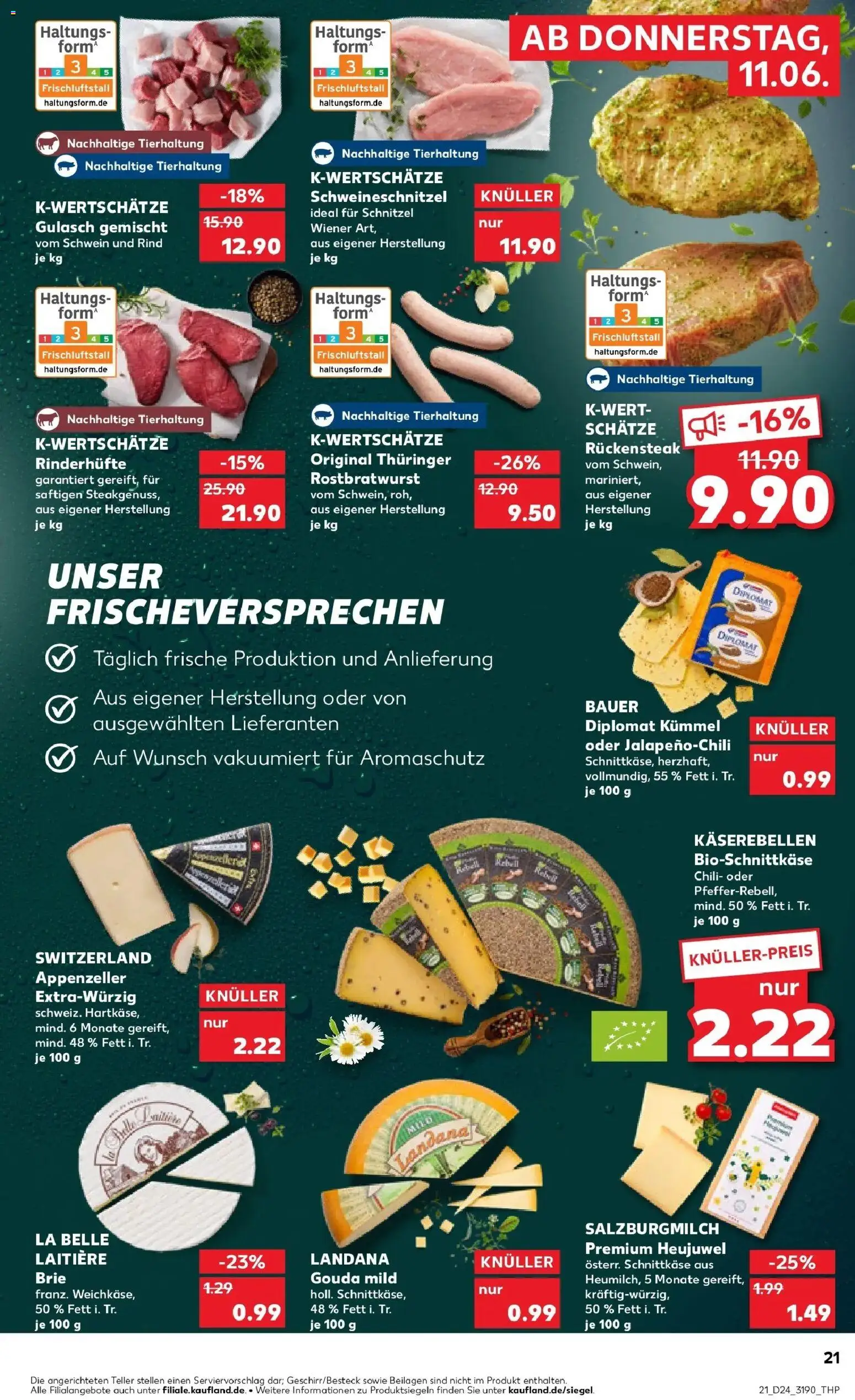 Kaufland Prospekt Glauchau – gültig ab 08.06.2026 | Seite: 30 | Produkte: Bratwurst, Schnitzel, Chili, Steak