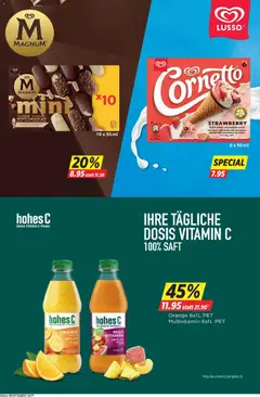 MAGNUM MINI CLASSIC ALMOND WHITE CHOCOLATE, Thick cracking chocolate vanilla ice cream ab 02.07.2026 gültig | Seite: 8 | Produkte: En Kommode, Saft