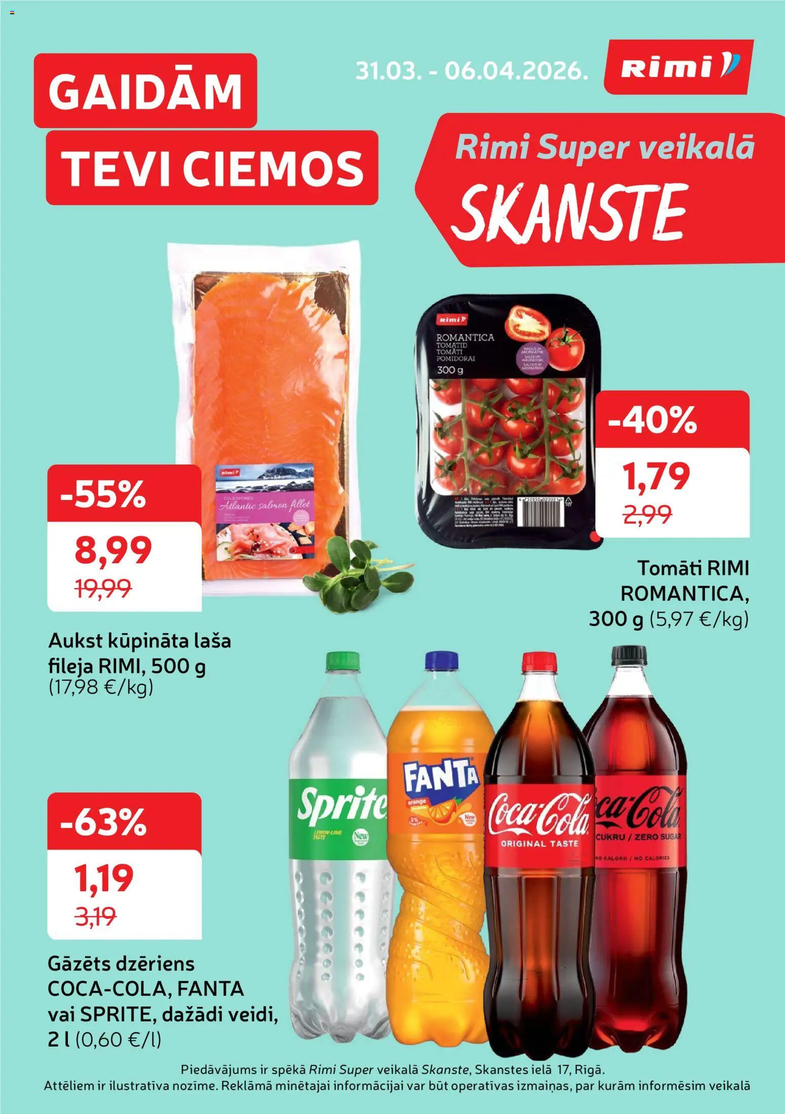 Rimi Super Skanste piedāvājumi no 31.03.2026 » aktuālā atlaide