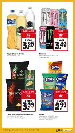 Monster, Alle losse blikken à 500 ml M.u.v. Gekoeld - Voorbeeld van een folder van Jumbo, geldig van 07-10-2026 | Pagina: 35