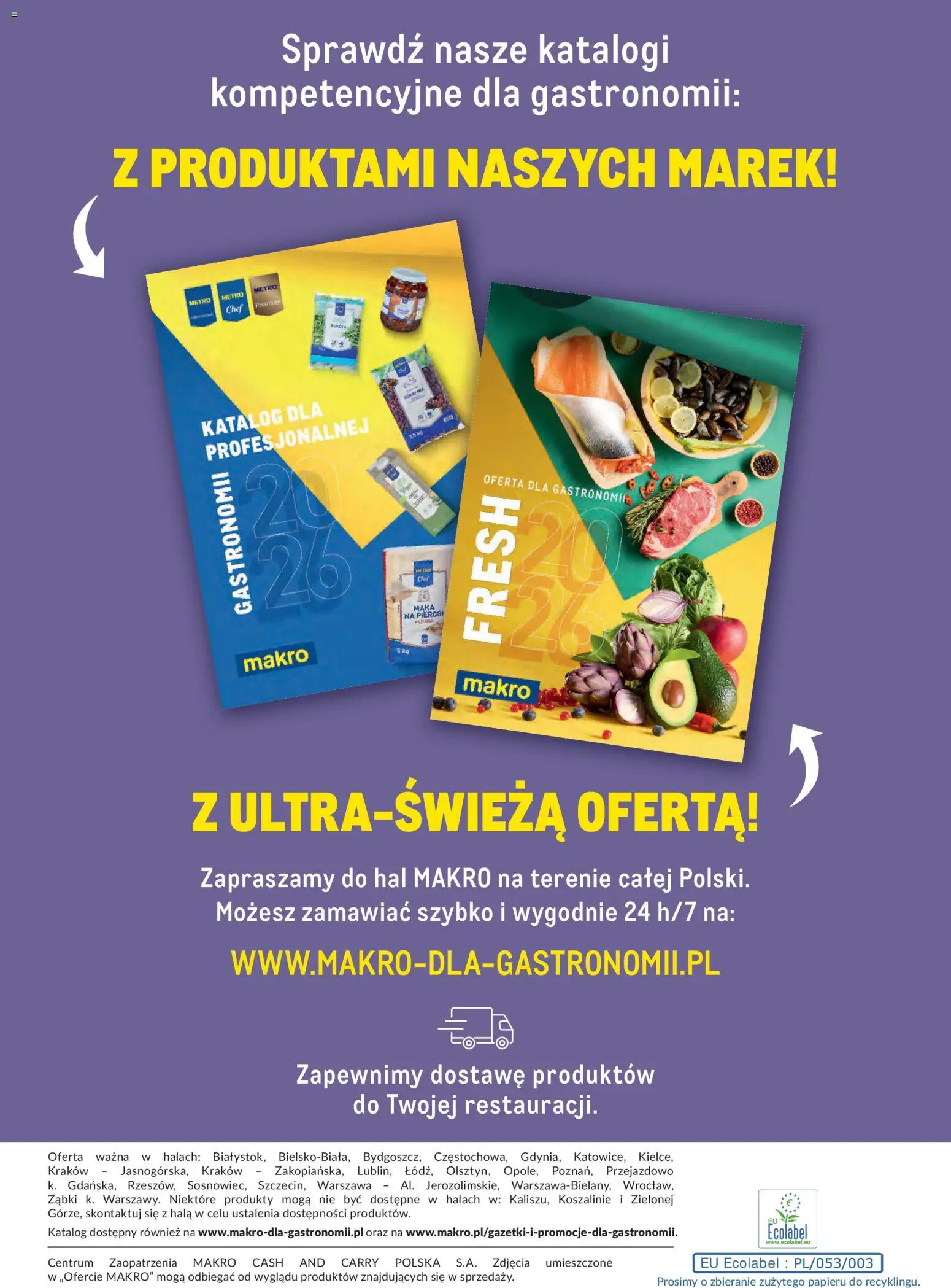 Makro gazetka - Mrożonki od 01.05.2026 | Strona: 48 | Produkty: Pierogi