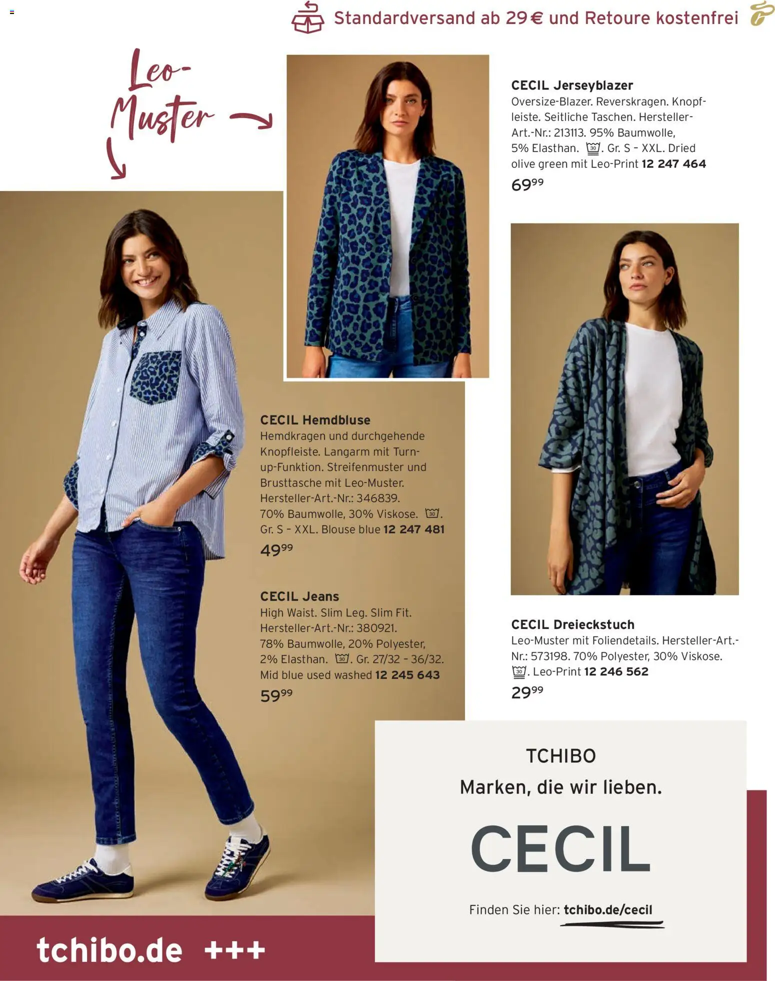 Angebote Tchibo – gültig ab 01.11.2026 | Seite: 89 | Produkte: Hemdbluse, Jeans