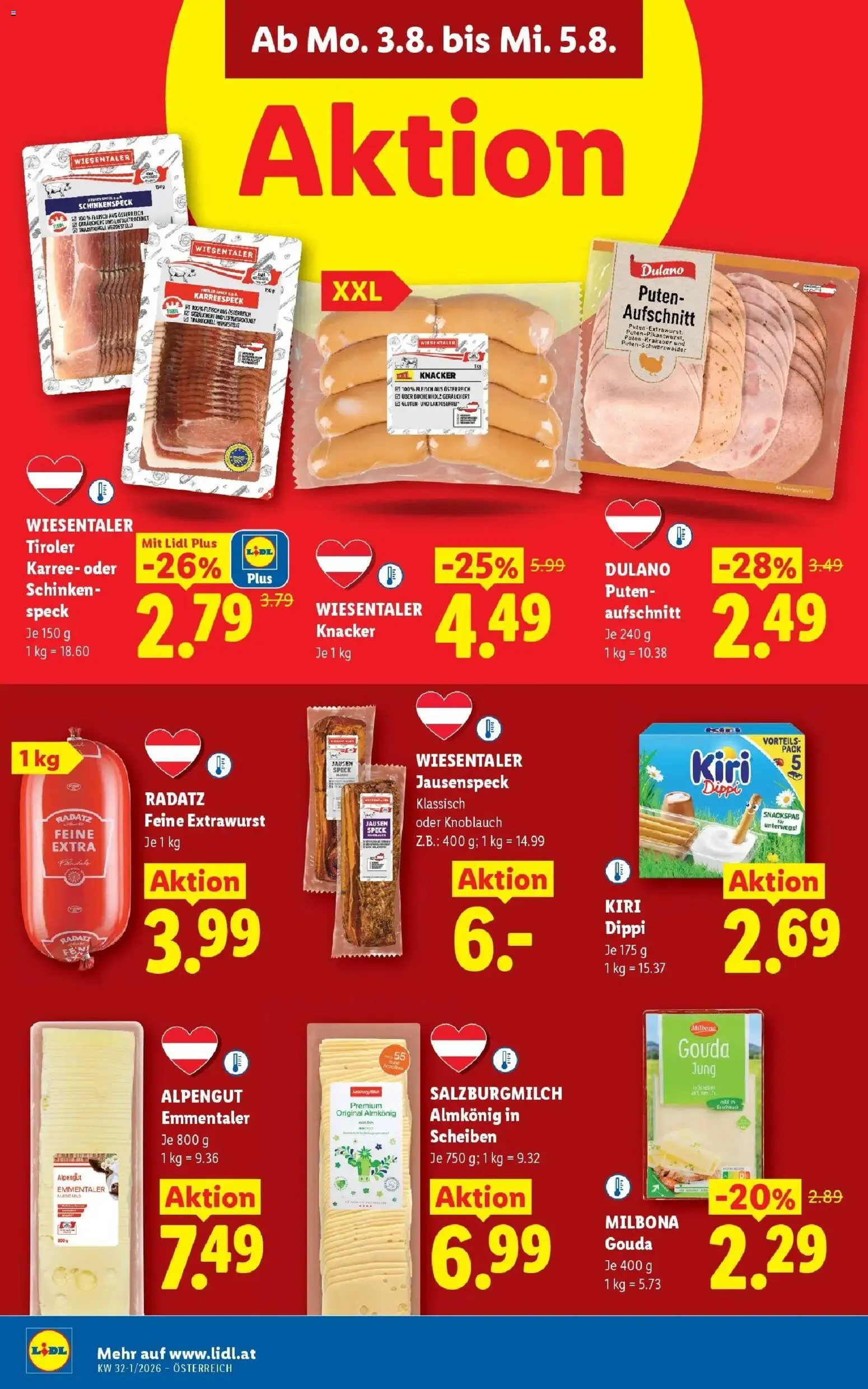 Lidl Flugblatt - Fohnsdorf, Neunkirchen, Graz gültig ab 30.07.2026 | Seite: 41 | Produkte: Knoblauch, Speck, Schinken