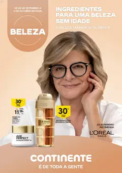 Pré-visualização Continente Beleza Ingredientes para uma beleza sem idade válido de 22/09/2026