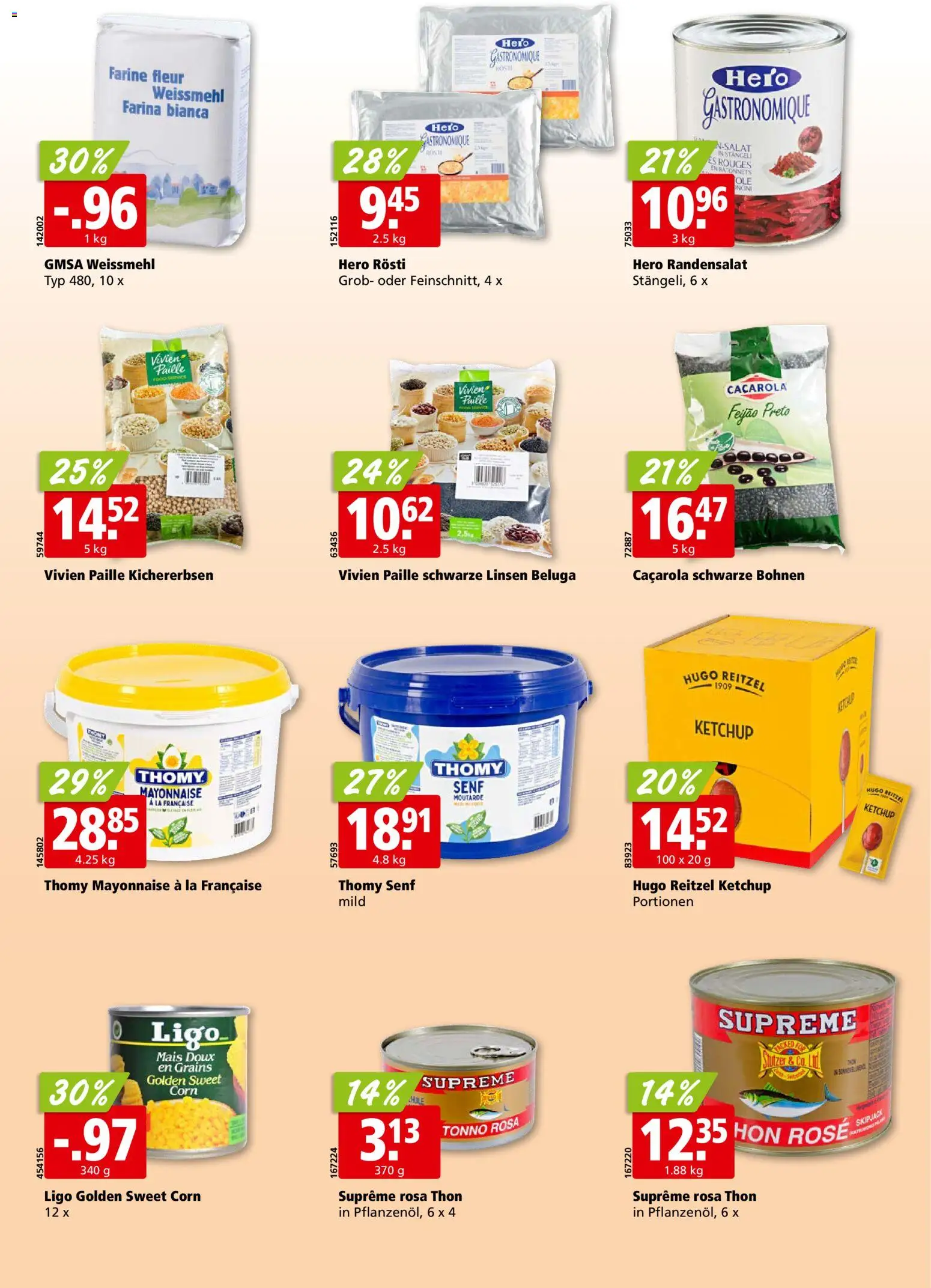 Aligro aktionen Chavannes, Matran, Genf, Sitten – gültig ab 20.07.2026 | Seite: 22 | Produkte: Ketchup, Mayonnaise
