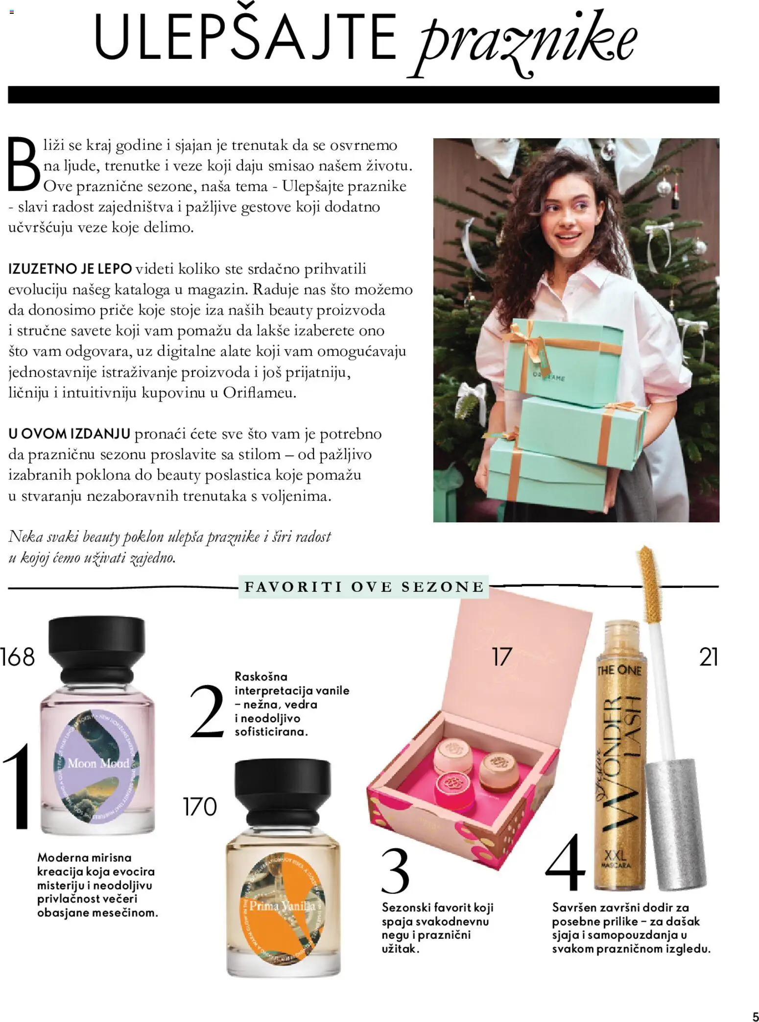Oriflame katalog - važi od 18.11.2026 | Strana: 5 | Proizvode: Sto