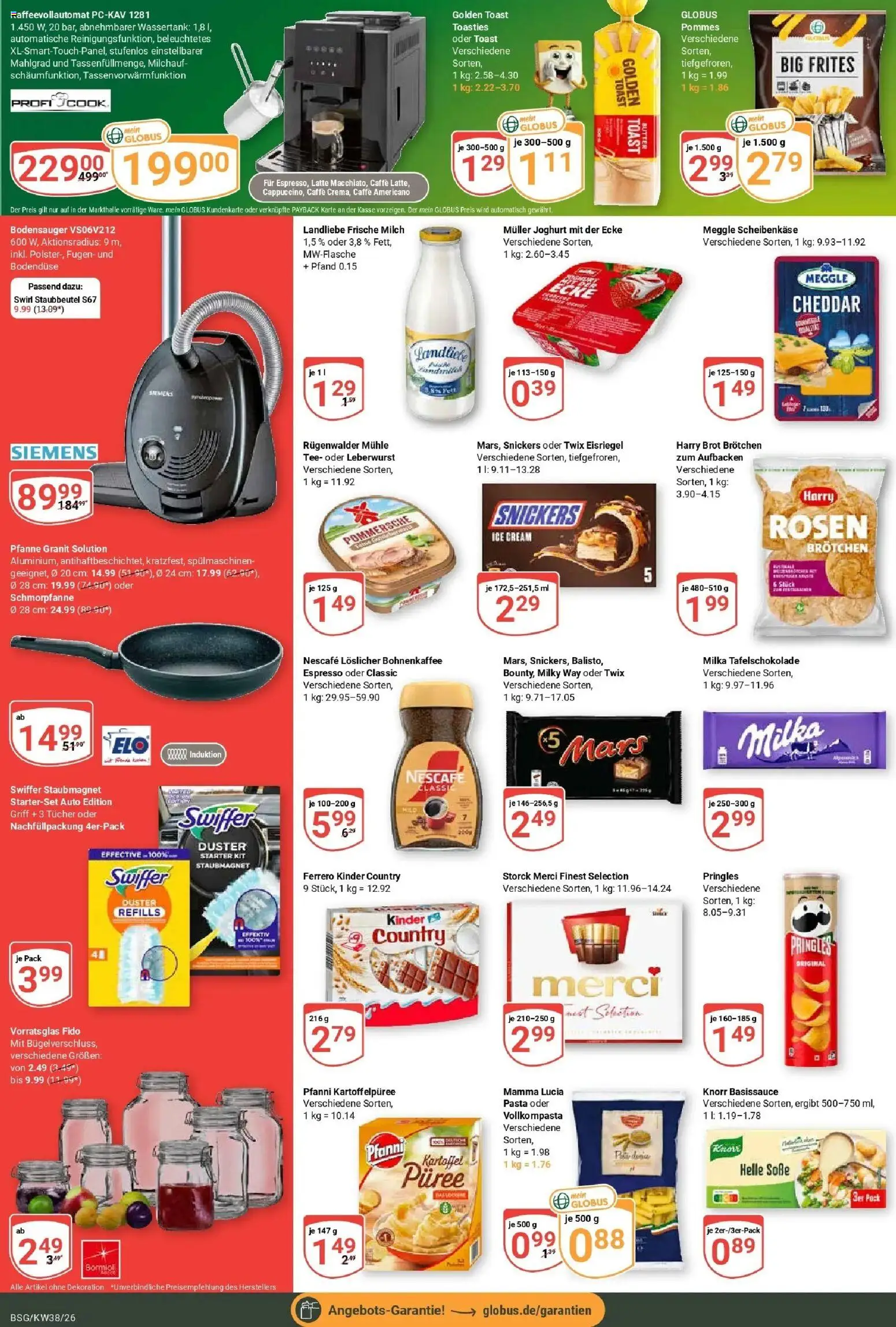 Globus Prospekt Braunschweig (ab 14.09.2026) » Angebote online | Seite: 2 | Produkte: Merci, Snickers, Mars, Kinder country