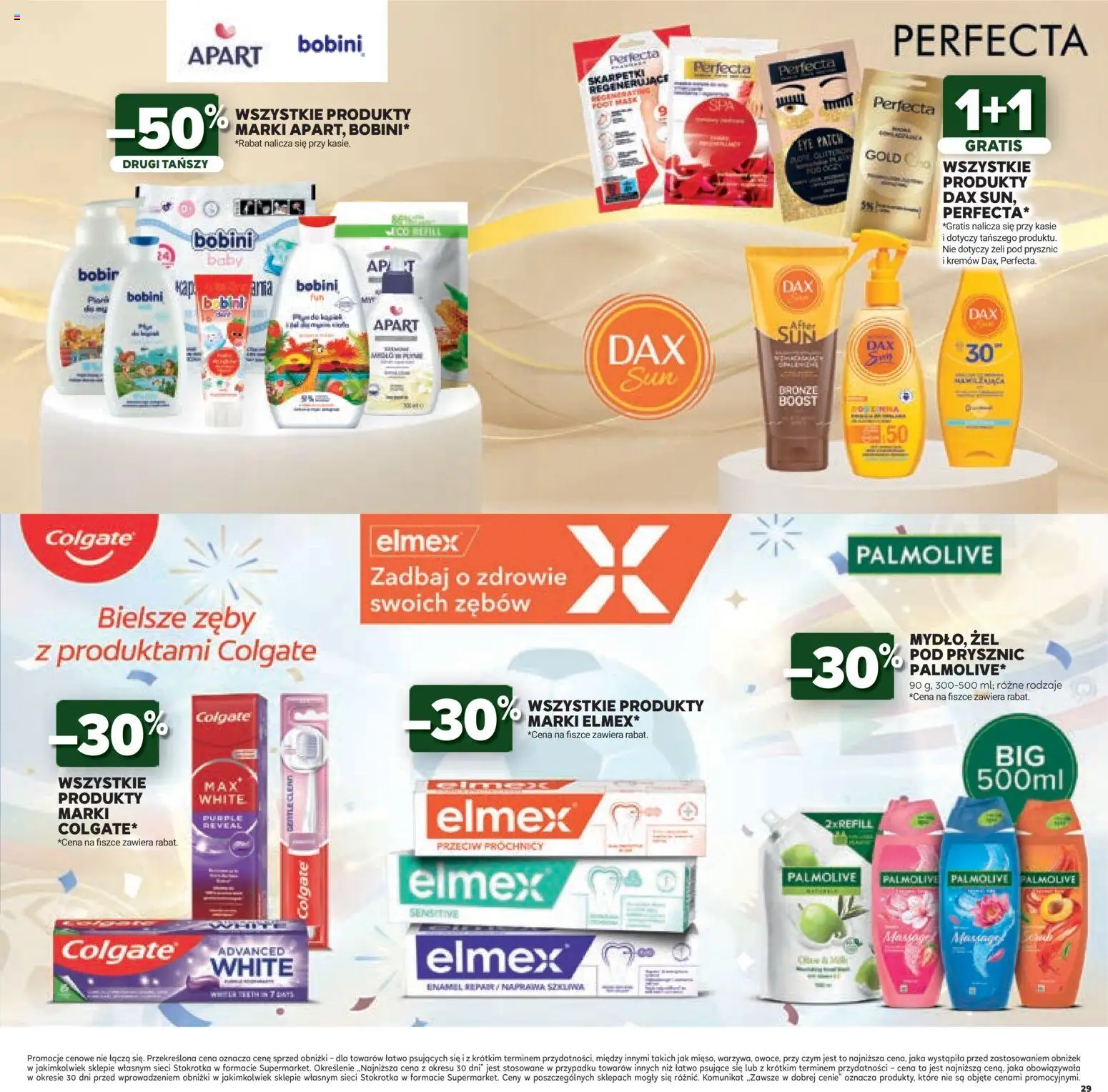 Stokrotka gazetka - Mistrzostwa Świata od 11.06.2026 | Strona: 29 | Produkty: Skarpetki, Stokrotka, Prysznic, Żel pod prysznic