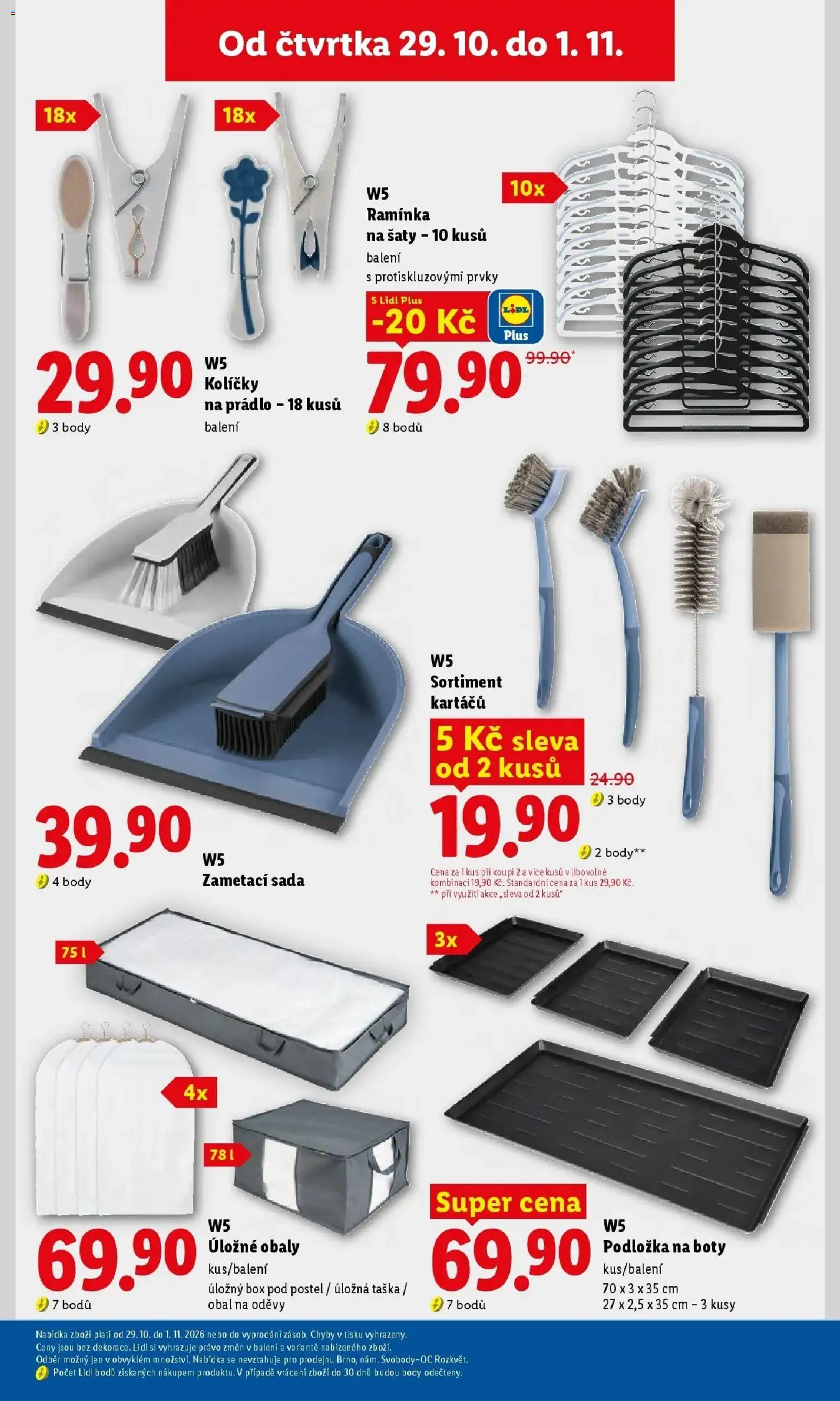 Lidl leták od 29.10.2026 - Nový akční leták | Strana: 45 | Produkty: Ramínka, Šaty, Box, Taška