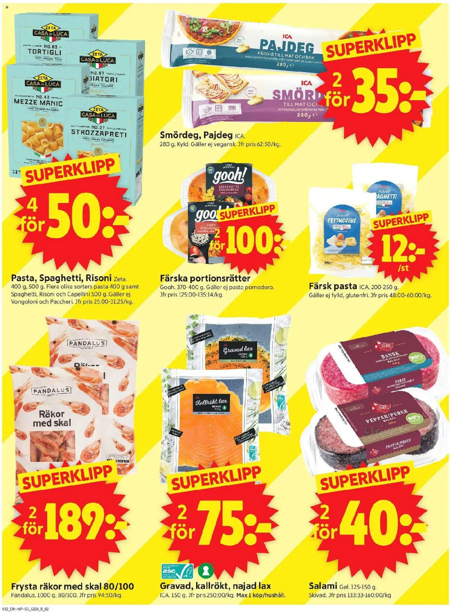 ICA Supermarket reklamblad aktuell från 03/08/2026 | Sida: 2
