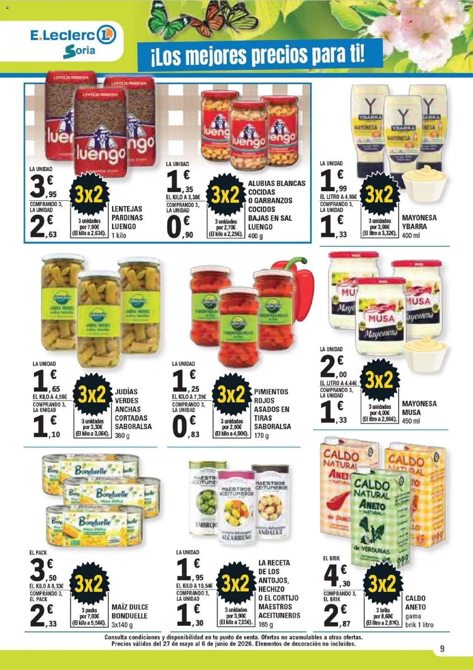 E.Leclerc - Soria │ válido desde el 27.05.2026 | Página: 9 | Productos: Οθόνη προβολής