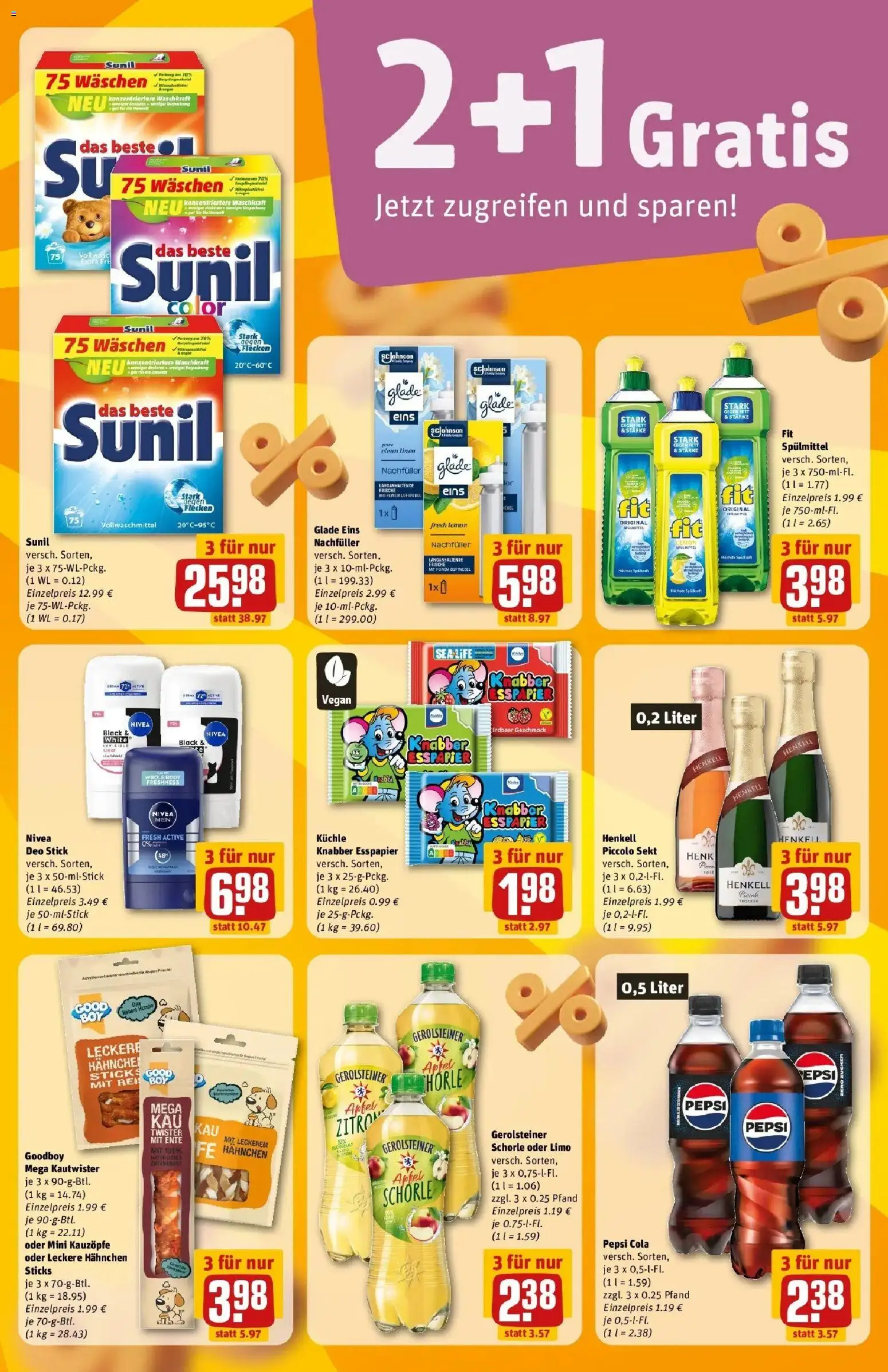 REWE Prospekt ab 31.08.2026 zum Blättern » Angebote | Seite: 5 | Produkte: LG, Hahnchen, Cola, Sekt
