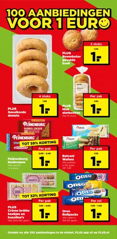 PLUS Gesuikerde donuts, 4 stuks - Voorbeeld van een folder van Plus, geldig van 19-08-2026 | Pagina: 9
