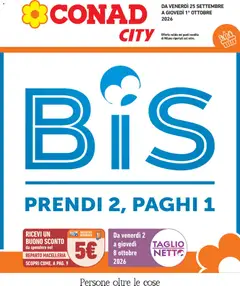 Anteprima del volantino Conad volantino City Lombardia valido a partire dal 25/09/2026