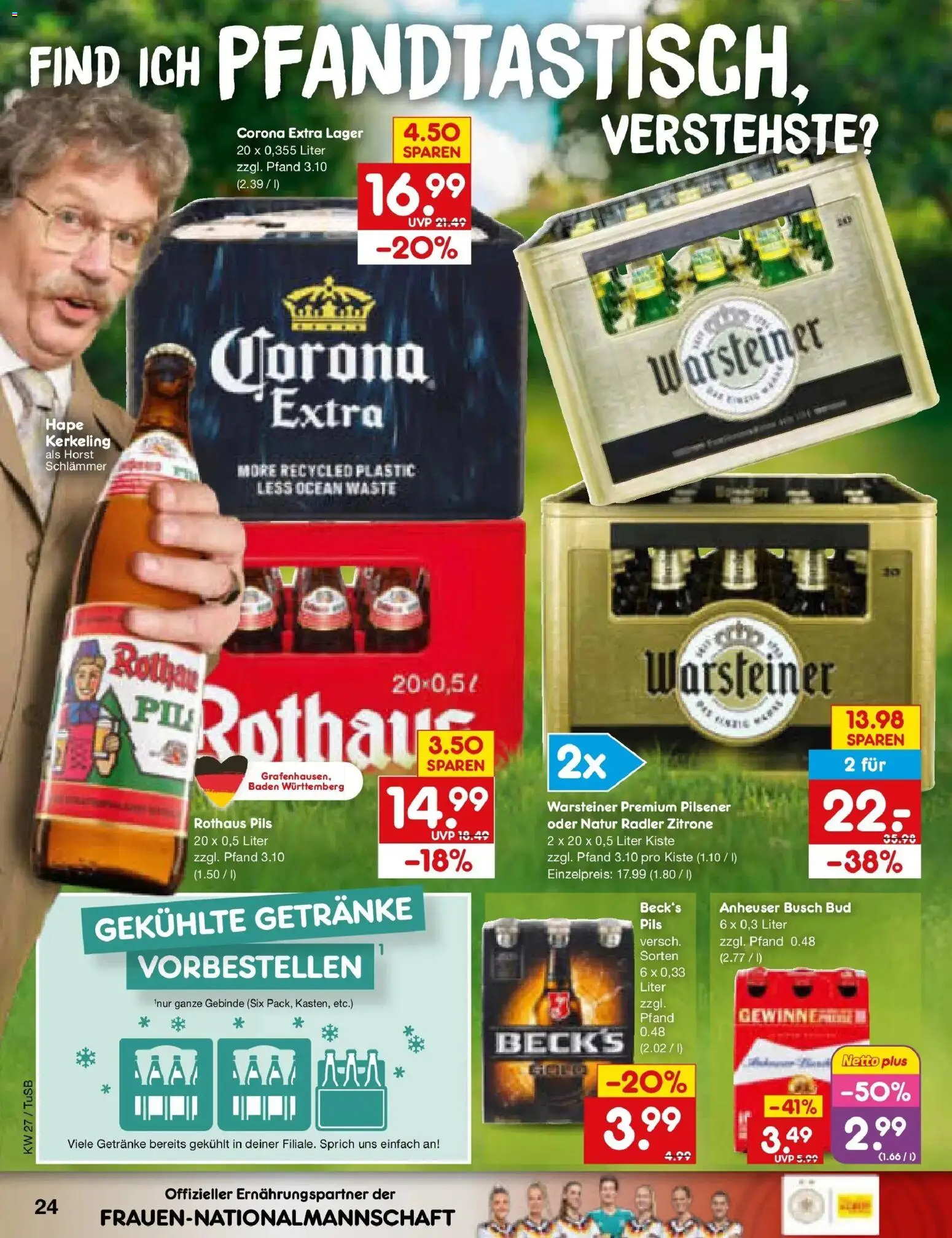Netto Marken-Discount Prospekt Lahr-Langenwinkel – gültig ab 29.06.2026 | Seite: 36 | Produkte: Pils, Radler, Warsteiner, Zitrone