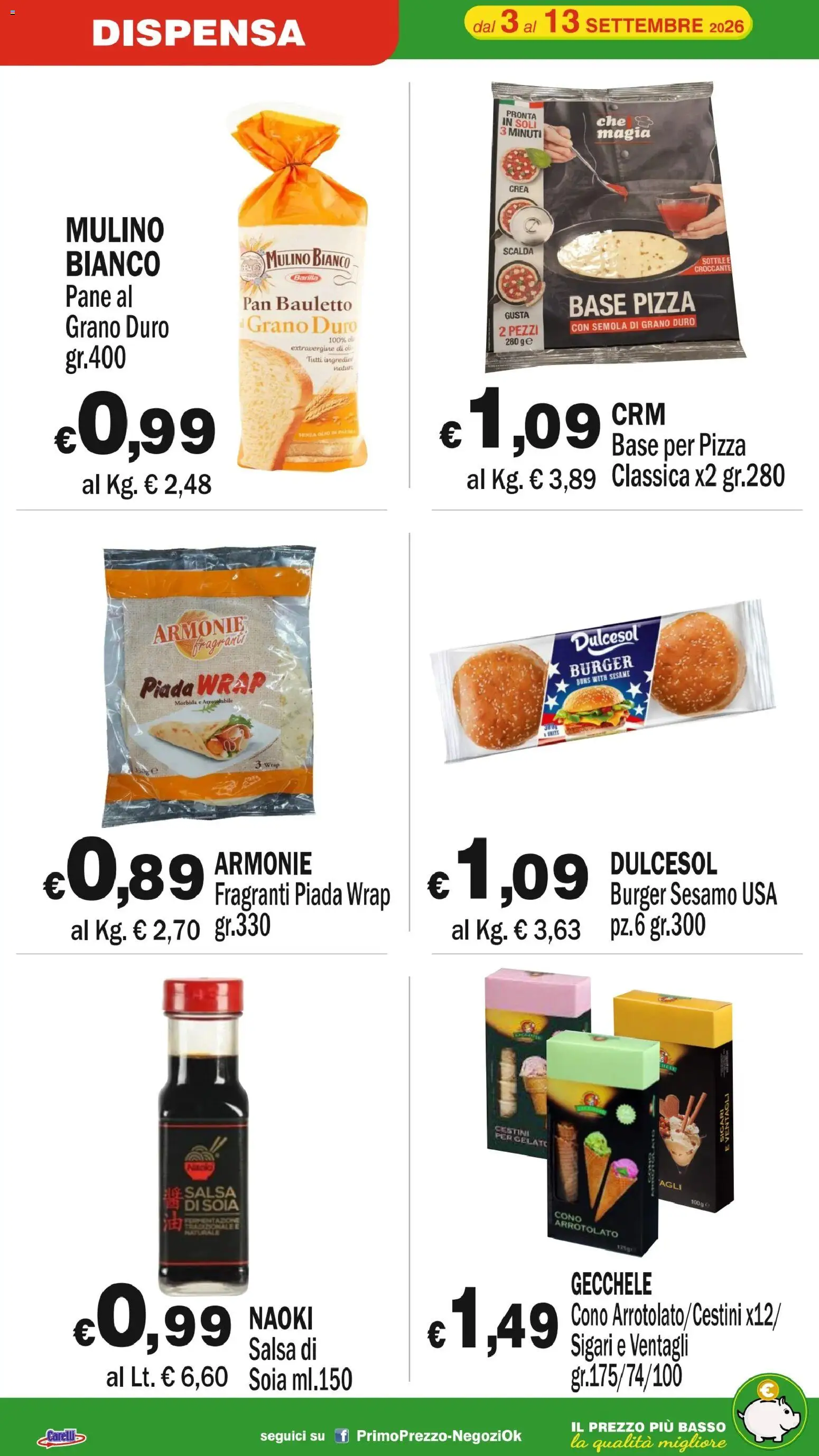 Volantino Primo Prezzo del 03/09/2026 | Pagina: 15