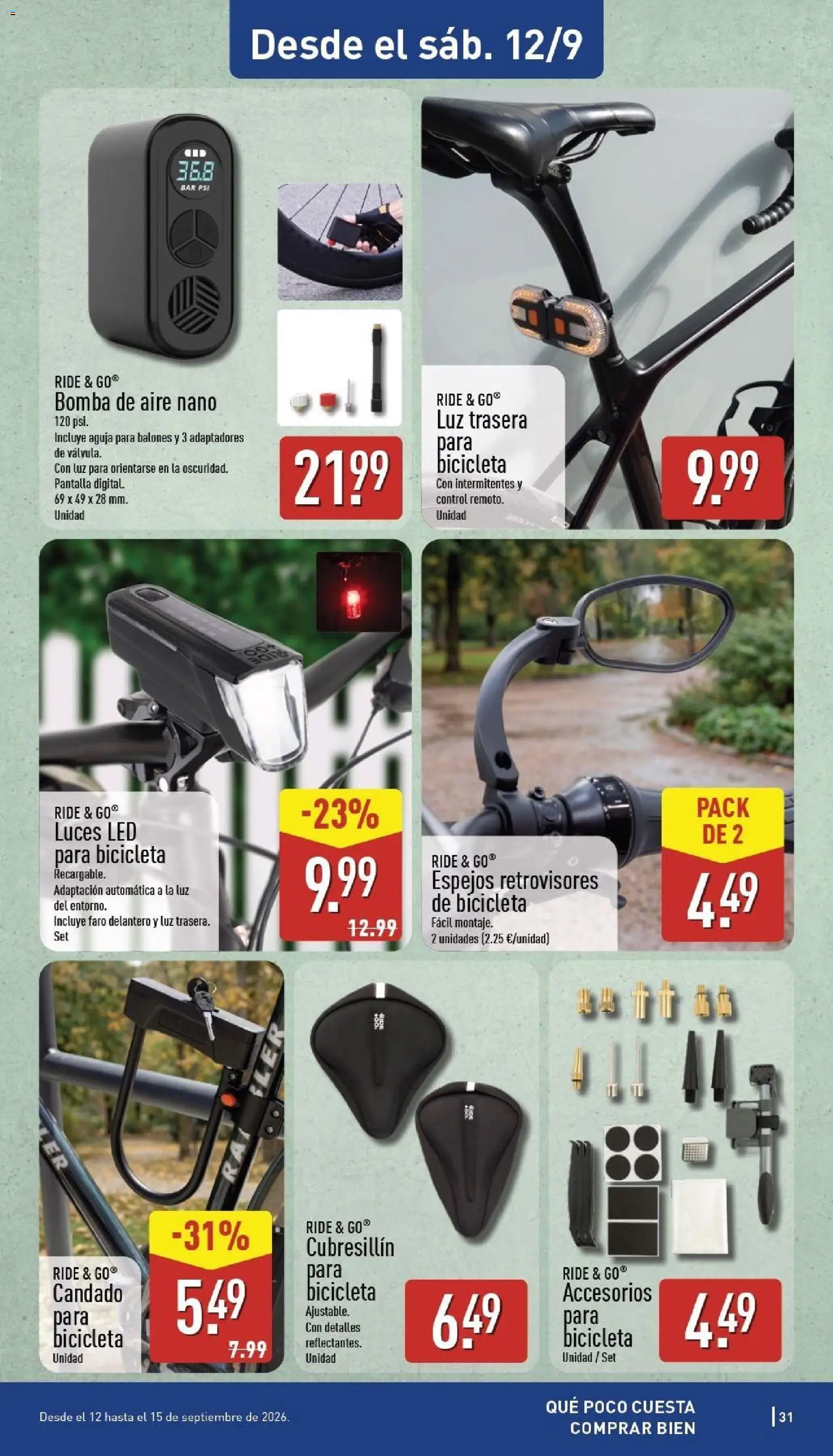 Aldi folleto Canarias │ válido desde el 07/09/2026 | Página: 31