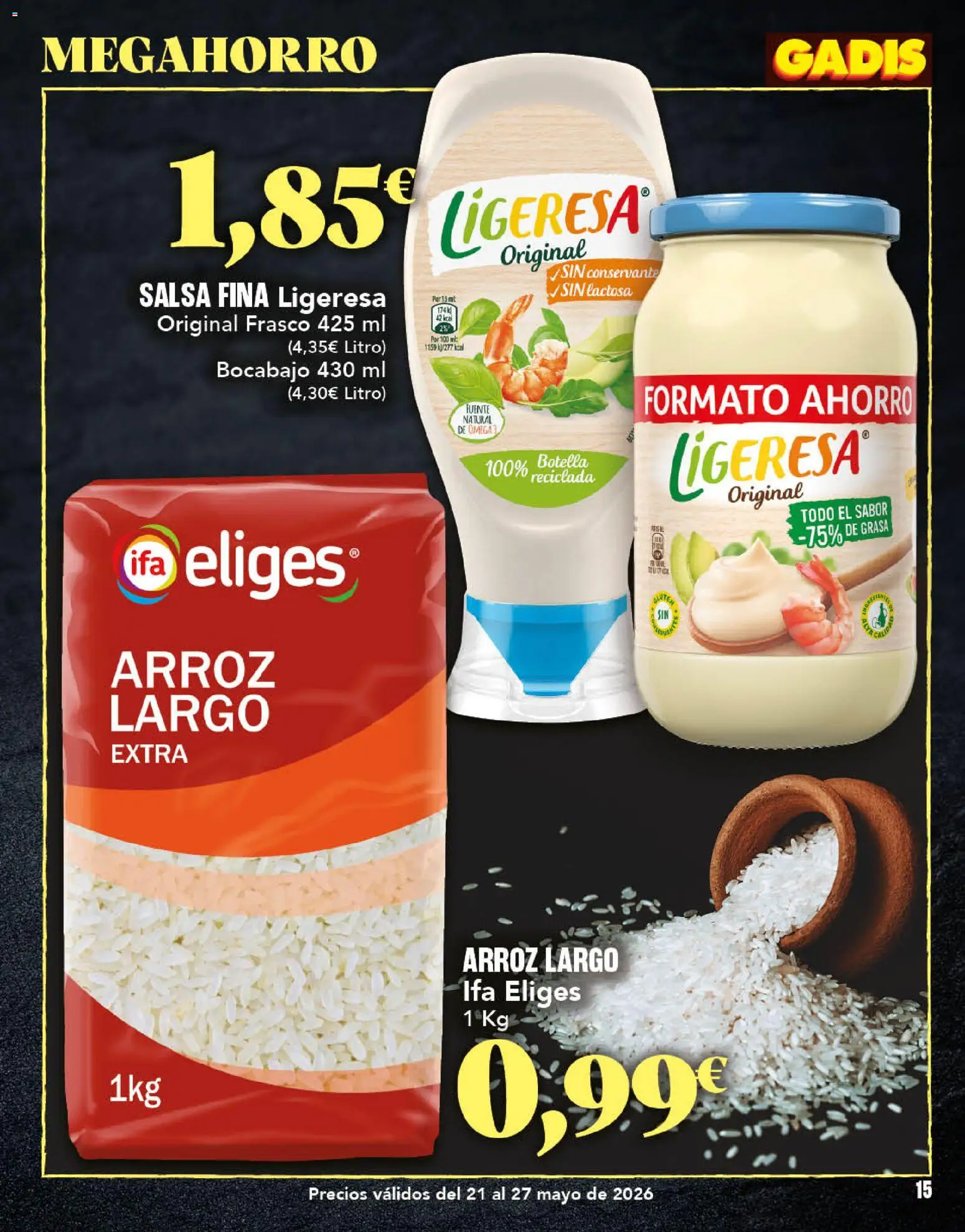 Gadis - folleto │ válido desde el 21.05.2026 | Página: 15 | Productos: Δοχείο φοντί, Arroz