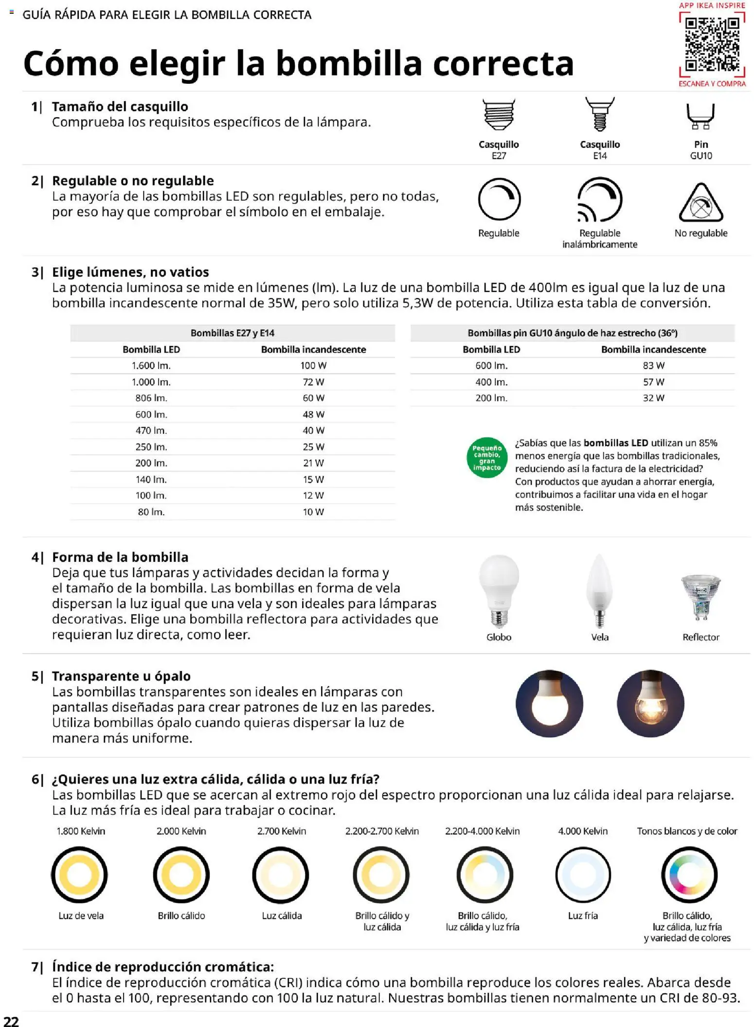 Catálogo IKEA Iluminación y hogar inteligente │ válido desde el 06.03.2026 | Página: 22 | Productos: Vela, Bombilla, Απορρυπαντικό ρούχων σε σκόνη
