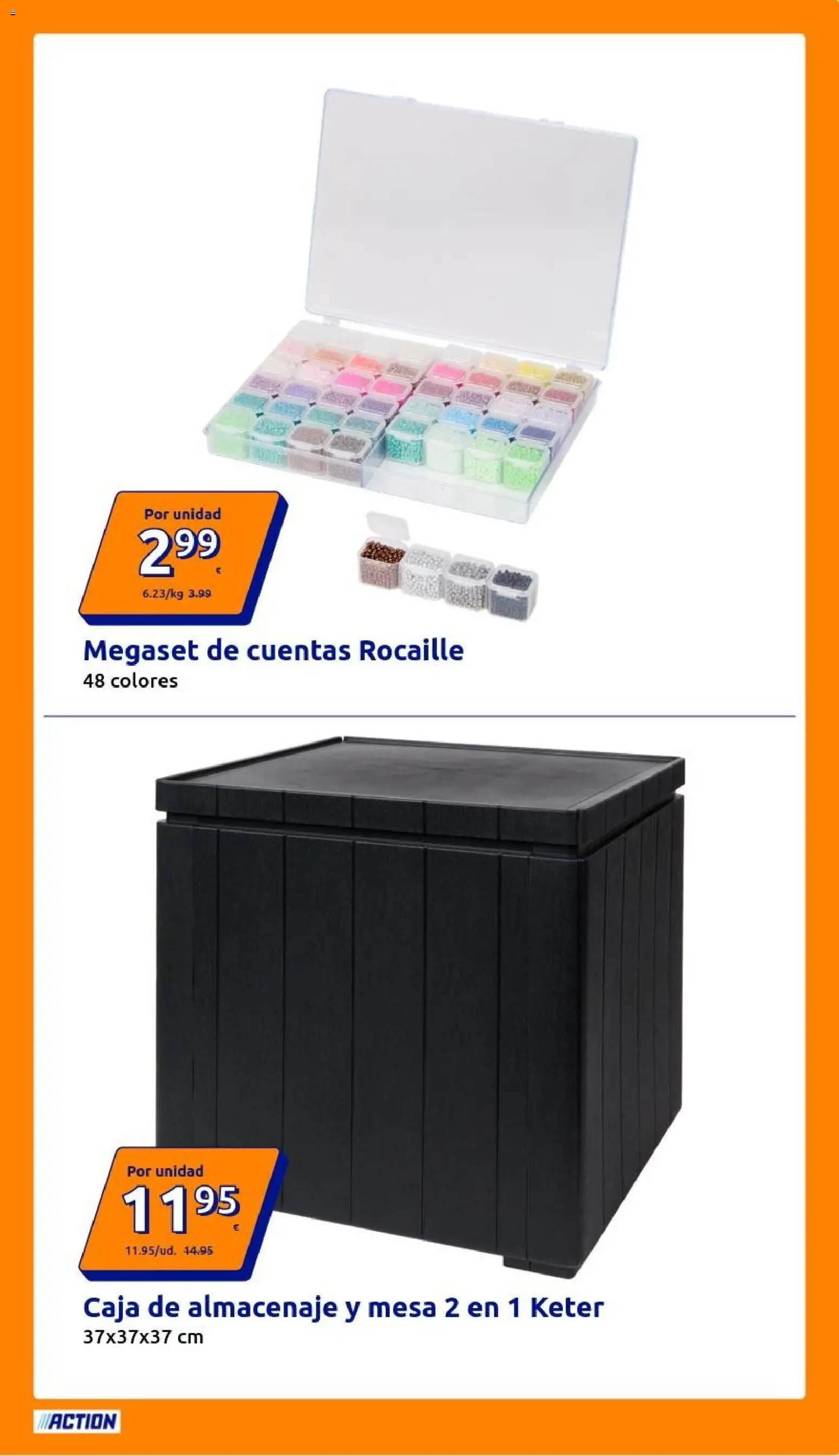 Action folleto │ válido desde el 19/08/2026 | Página: 19 | Productos: Almacenaje, Mesa, Caja