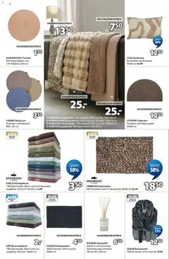 Prospekt JYSK ab 12.07.2026 gültig | Seite: 4 | Produkte: Fußmatte, Bademantel