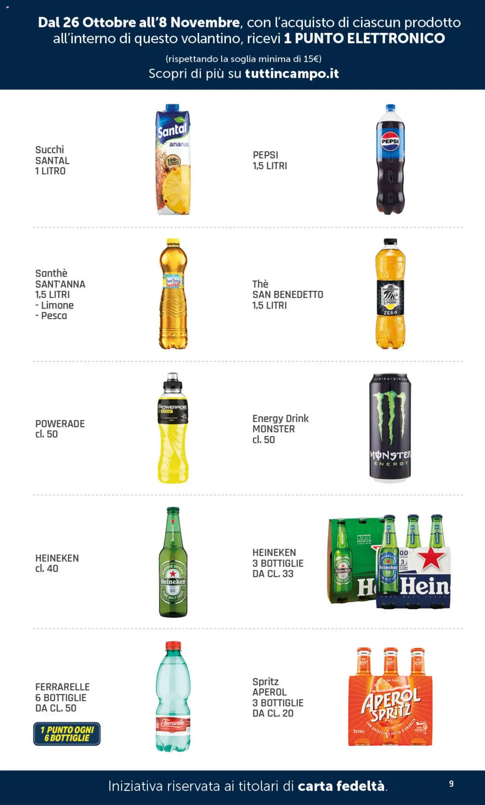 Volantino DOK del 26/10/2026 | Pagina: 9 | Prodotti: Ananas, Aperol, Ferrarelle, Ghiaccio