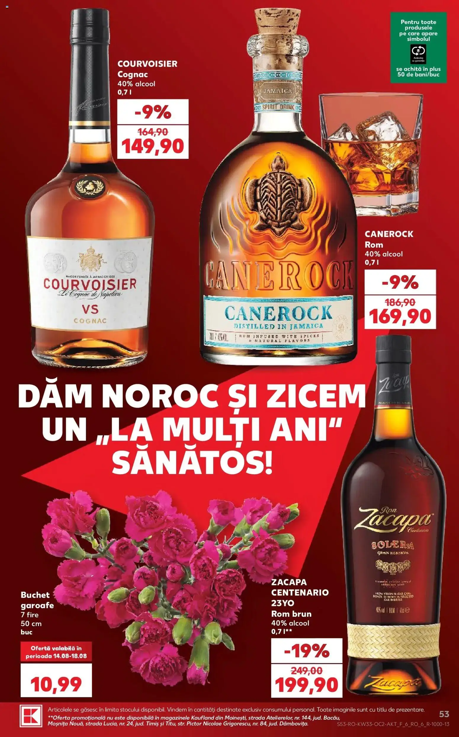 Kaufland Baia Mare 12.08.2026 - Revista si Oferta | Pagină: 53 | Produse: Rom, Plus
