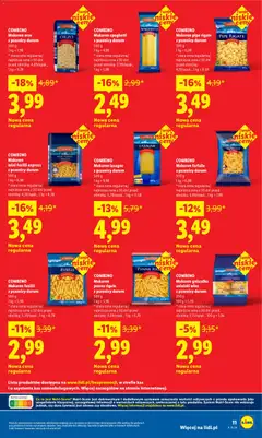 Pogląd oferty "COMBINO Makaron lasagne z pszenicy durum, Makaron lasagne z pszenicy durum, 500 g" - ważna od 23.05.2026 | Strona: 11