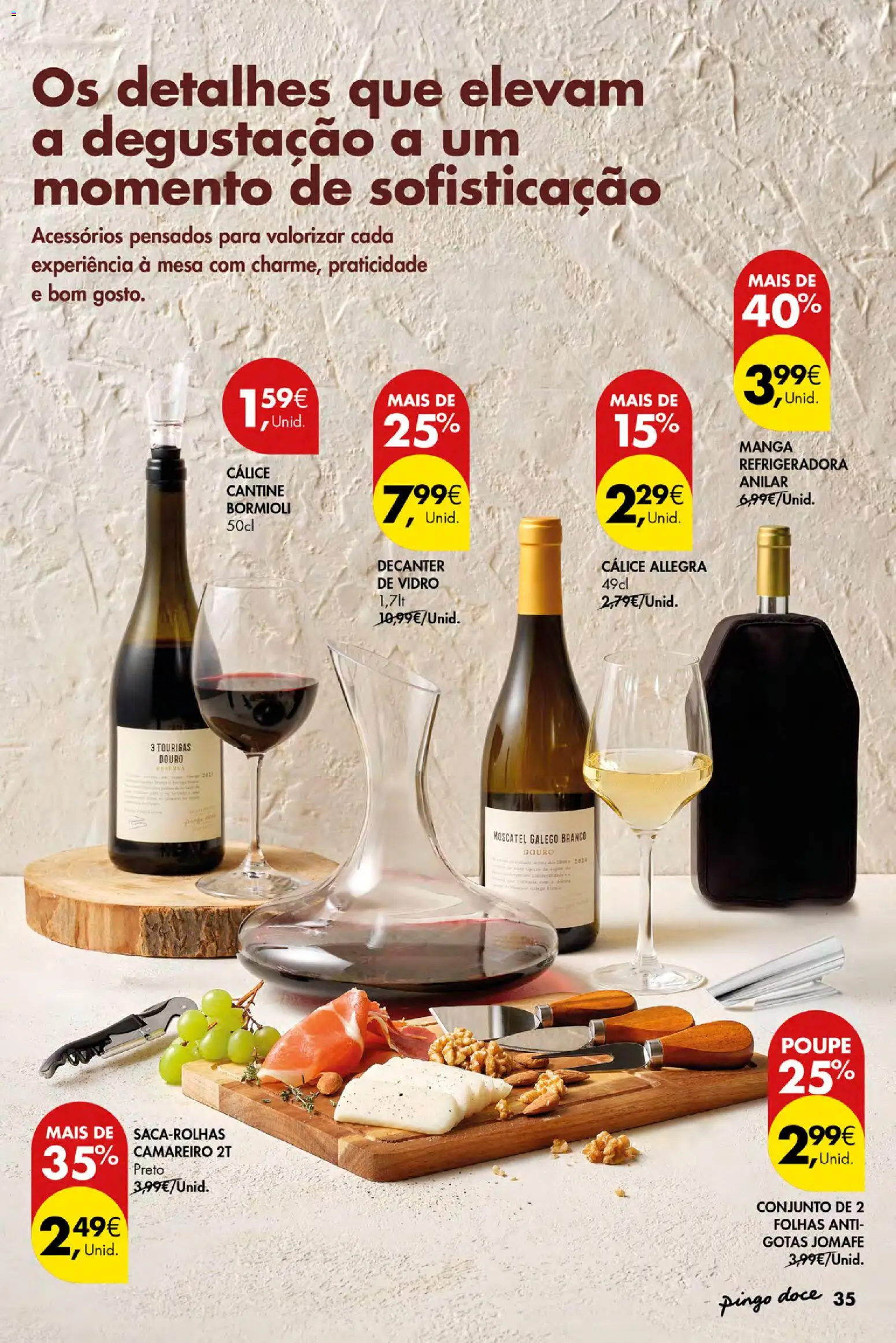 Pingo Doce Vinhos e Sabores de Portugal Açores │ válido de 17/09/2026 | Página: 35 | Produtos: Manga, Mesa