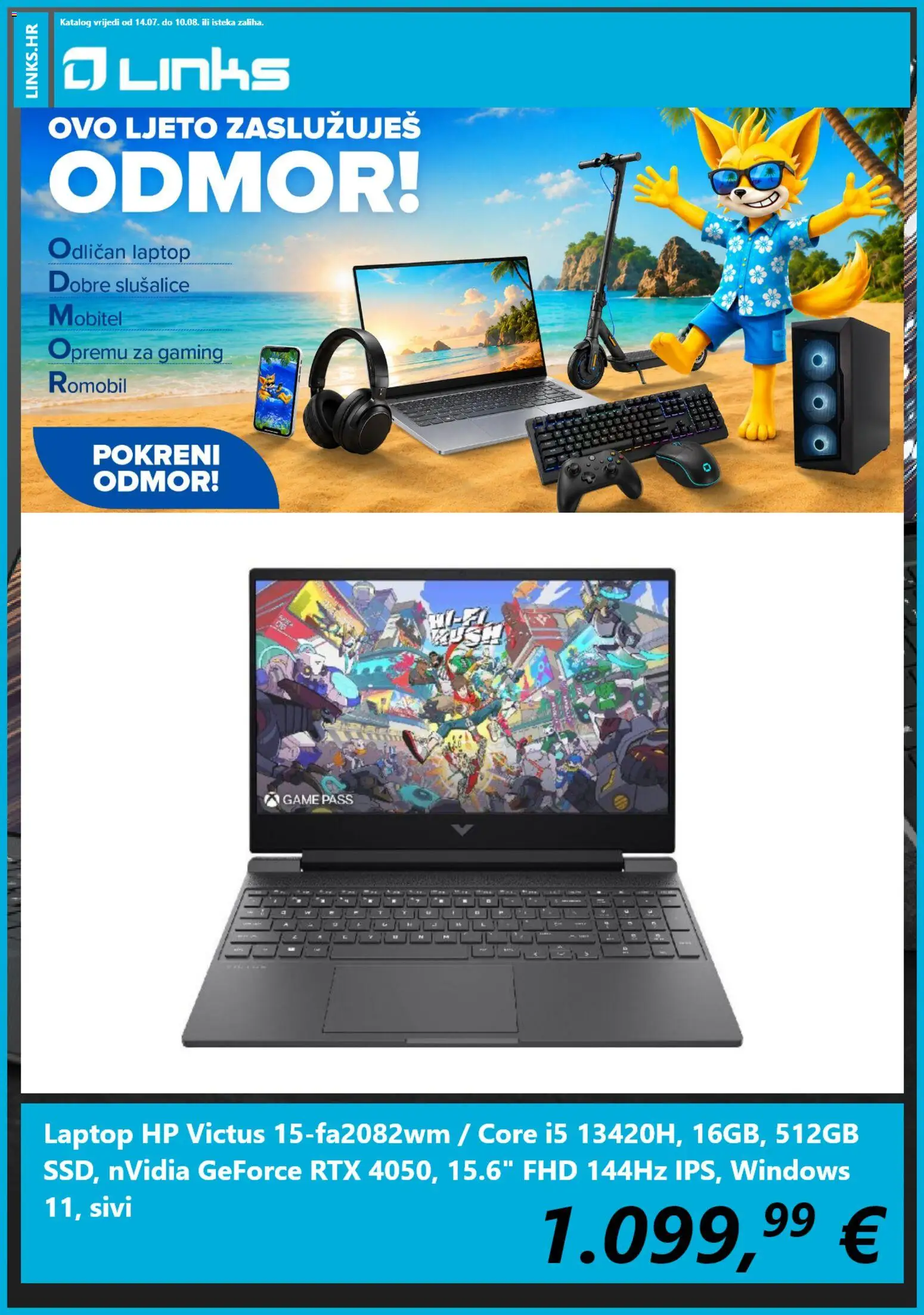Links katalog | vrijedi od 14.07.2026 | Stranica: 4 | Proizvodi: Romobil, Slušalice